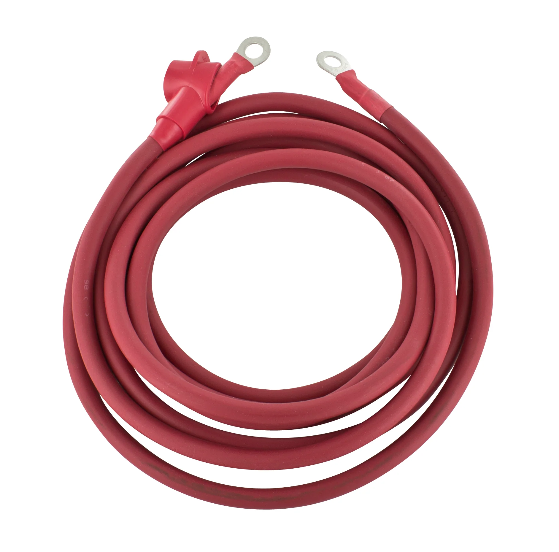 Powermaster 1-5412 Alternator Charge Wire 4-Gauge 12 Foot with 5/16 Eyelets