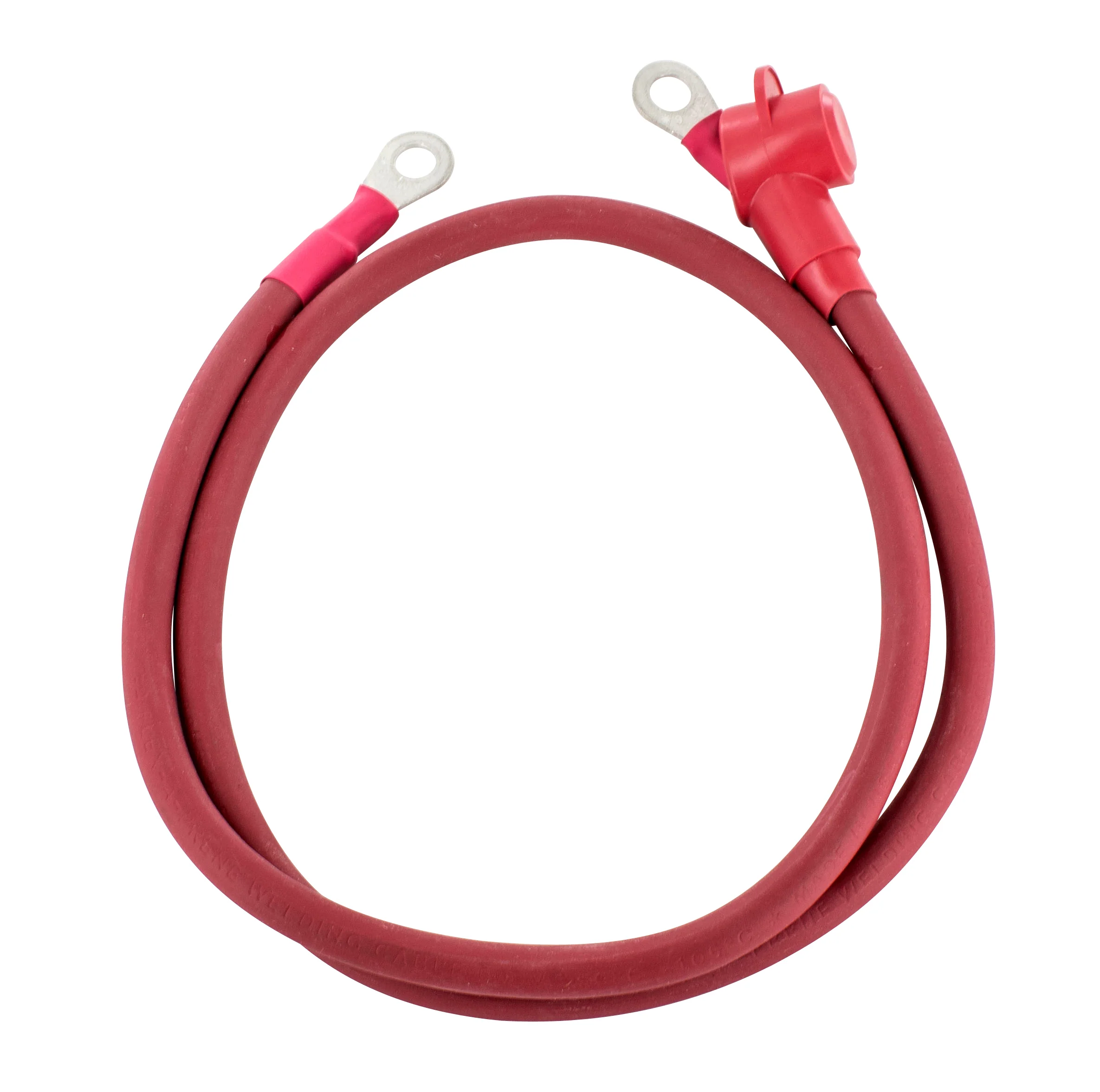 Powermaster 1-543 Alternator Charge Wire 4-Gauge 3 Foot with 5/16 Eyelets