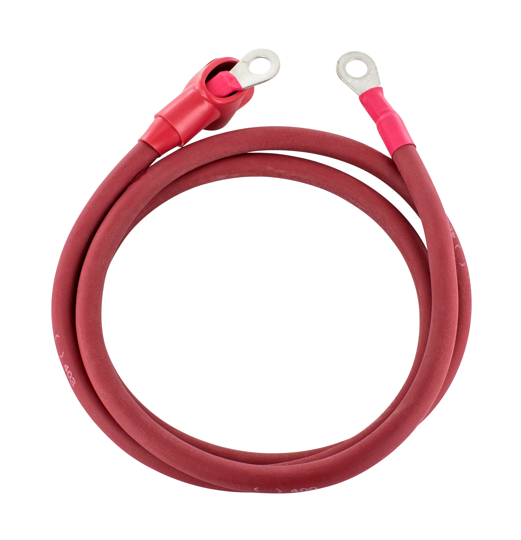 Powermaster 1-544 Alternator Charge Wire 4-Gauge 4 Foot with 5/16 Eyelets