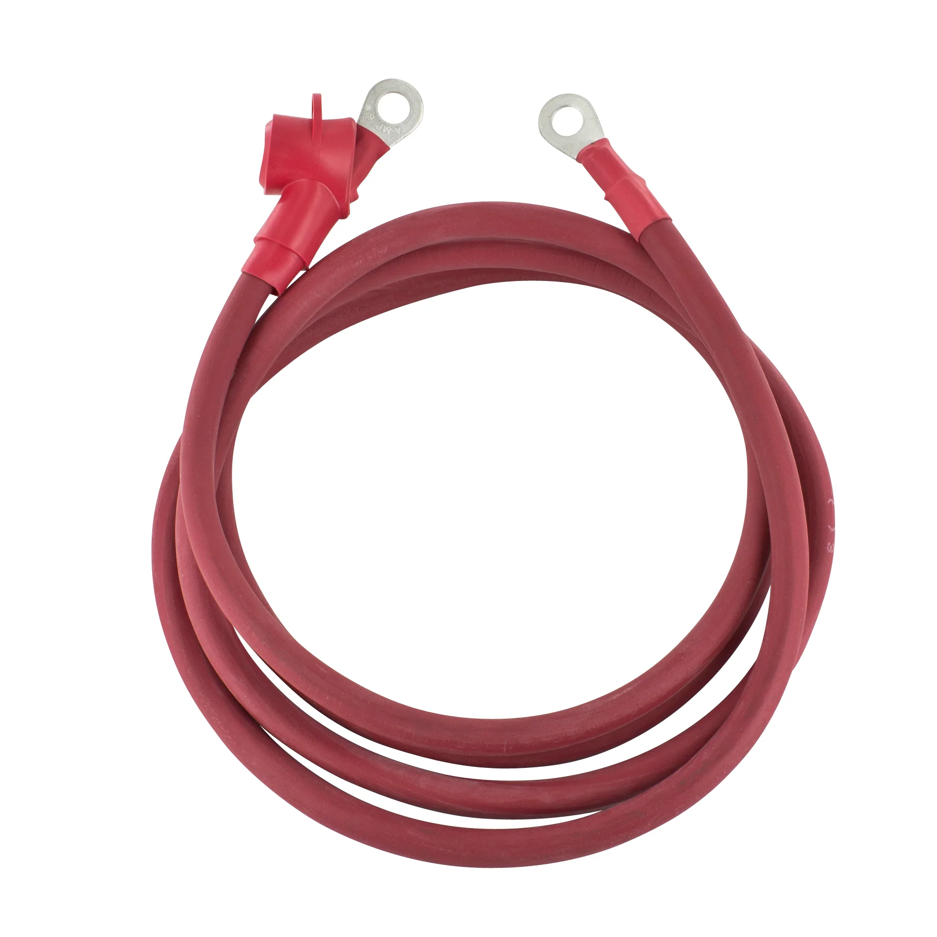 Powermaster 1-546 Alternator Charge Wire 4-Gauge 6 Foot with 5/16 Eyelets