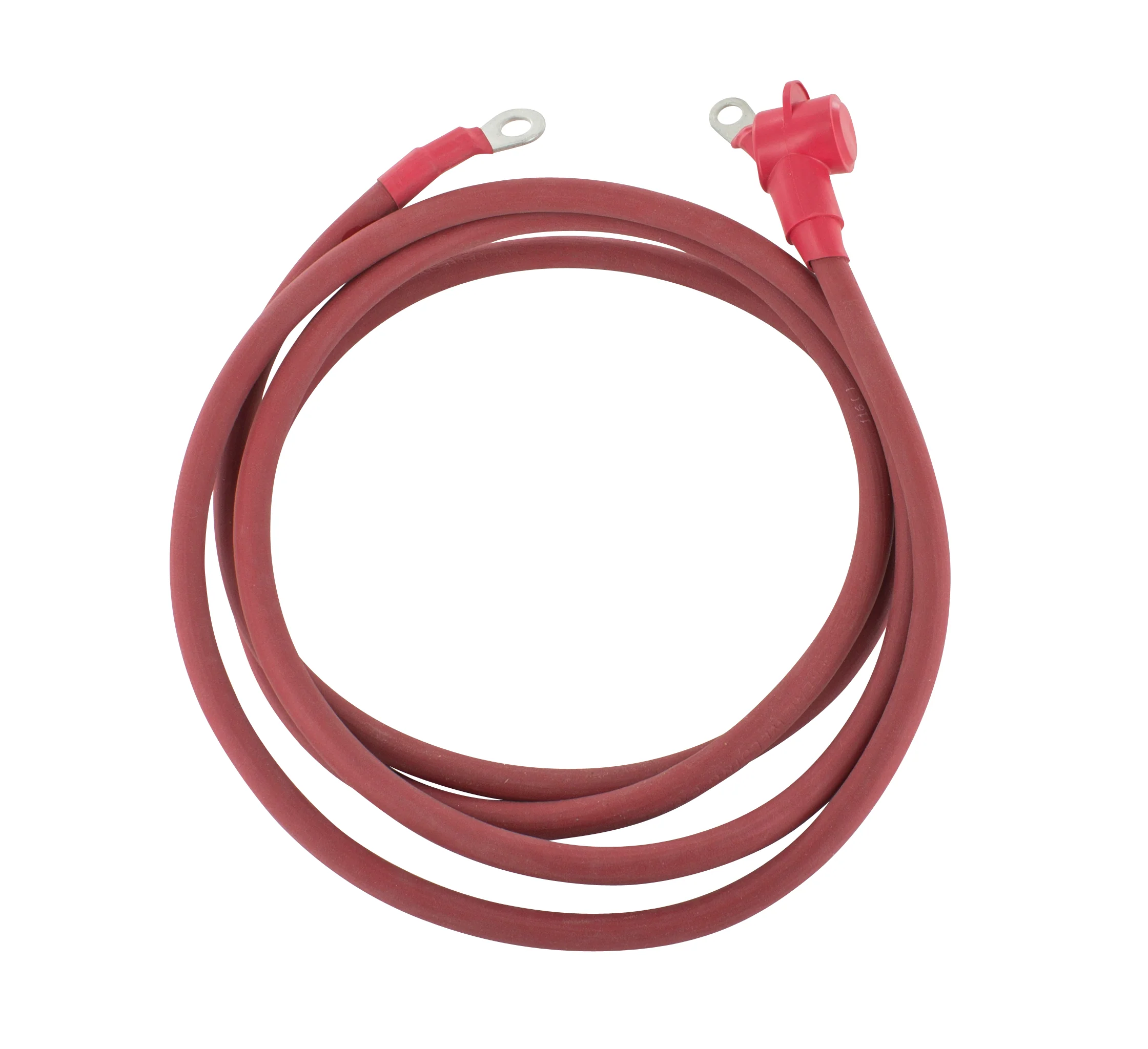 Powermaster 1-547-130 Alternator Charge Wire 4-Gauge 7 Foot 1/4 and 5/16 Eyelets