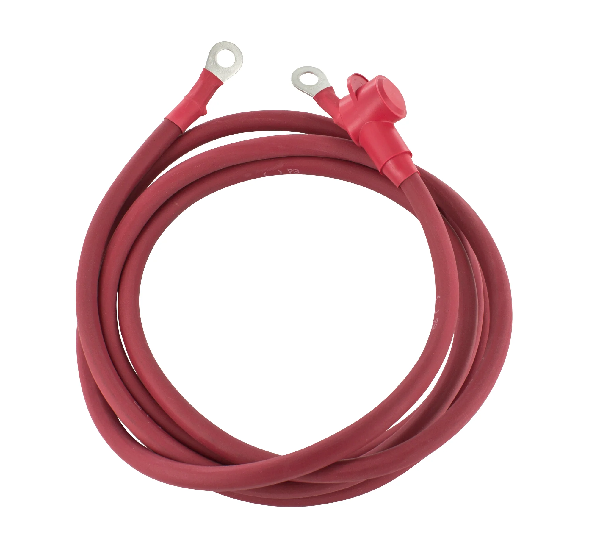 Powermaster 1-548 Alternator Charge Wire 4-Gauge 8 Foot with 5/16 Eyelets