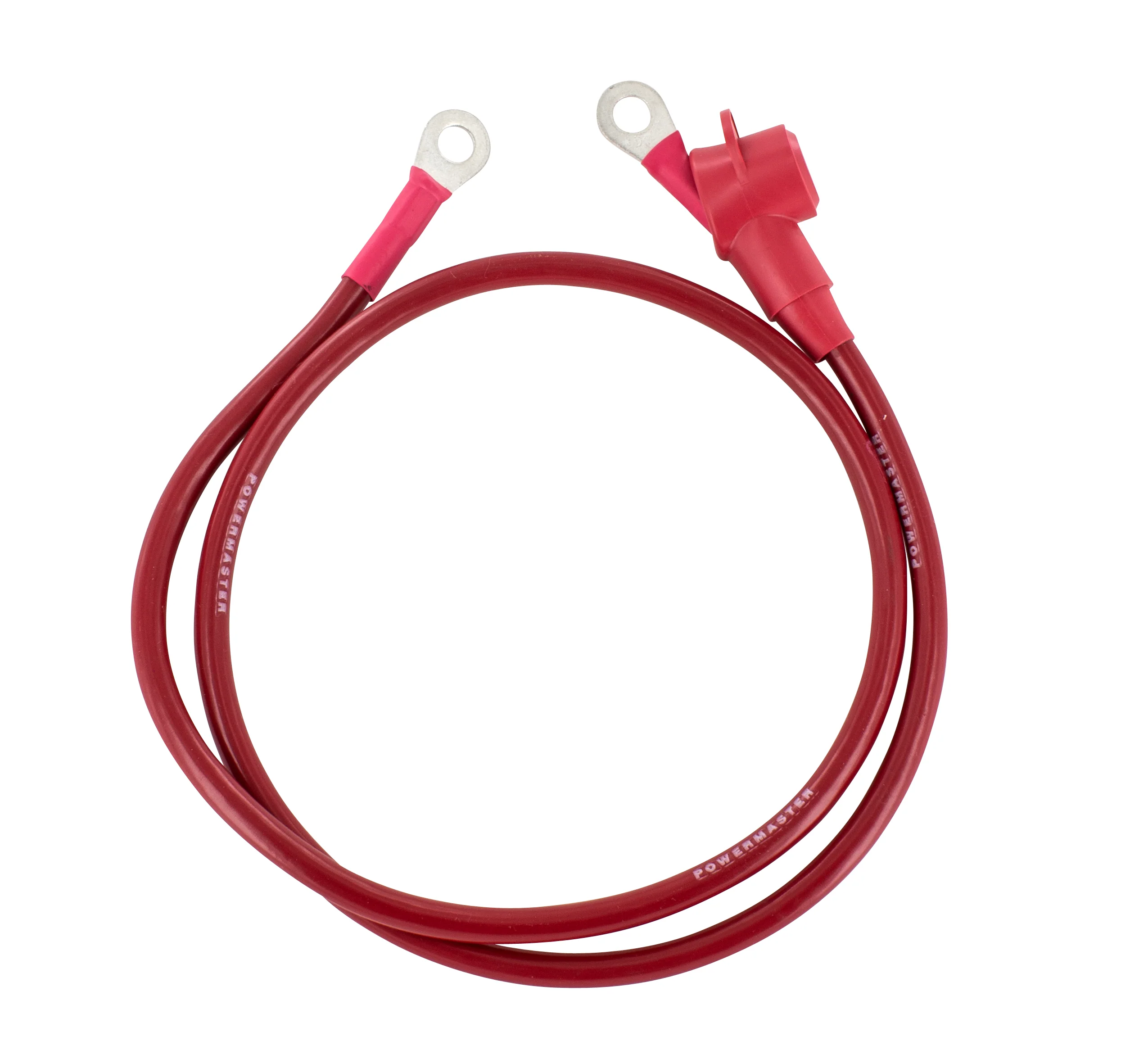 Powermaster 1-563 Alternator Charge Wire 6-Gauge 3 Foot with 5/16 Eyelets