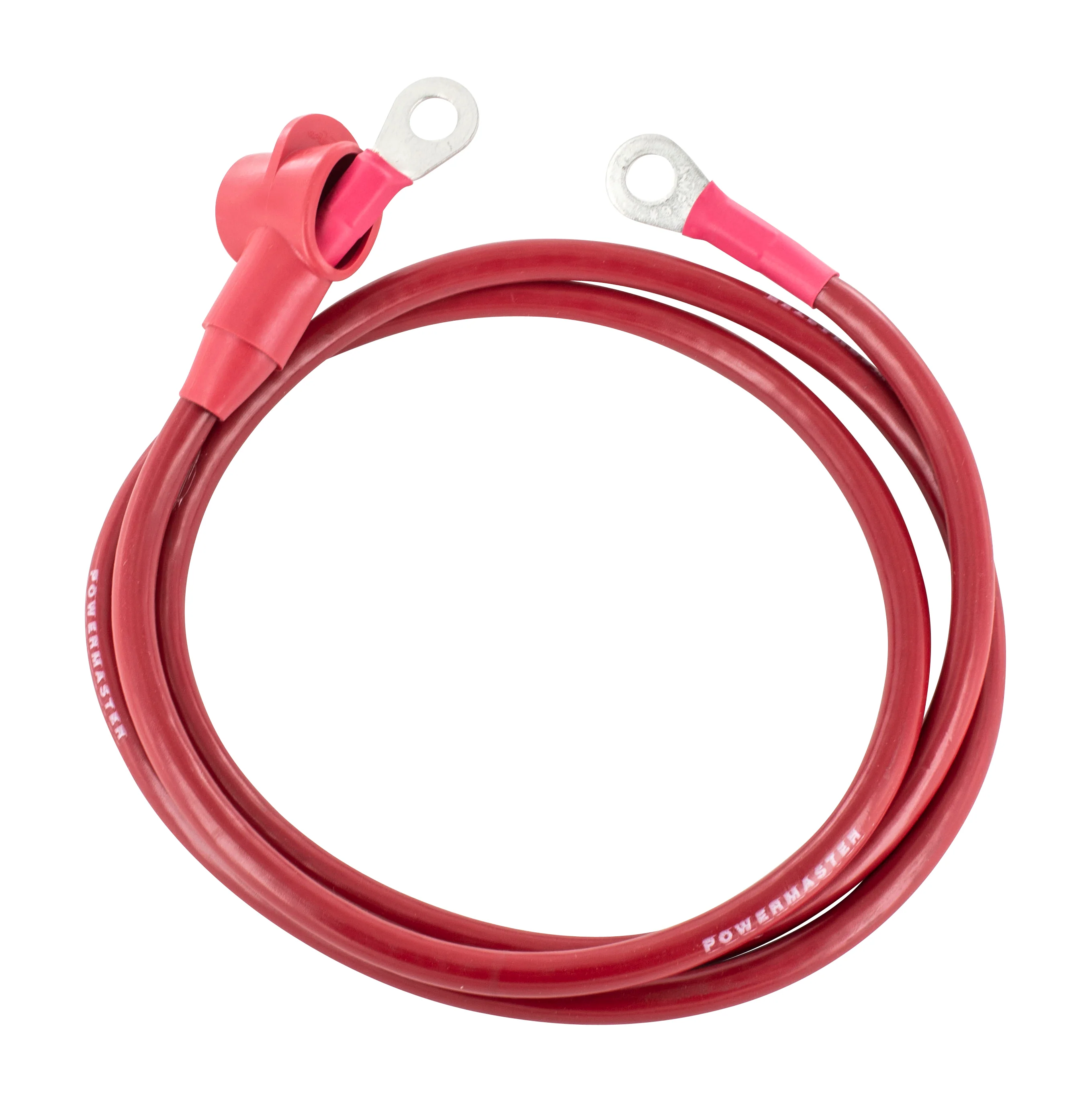 Powermaster 1-564 Alternator Charge Wire 6-Gauge 4 Foot with 5/16 Eyelets