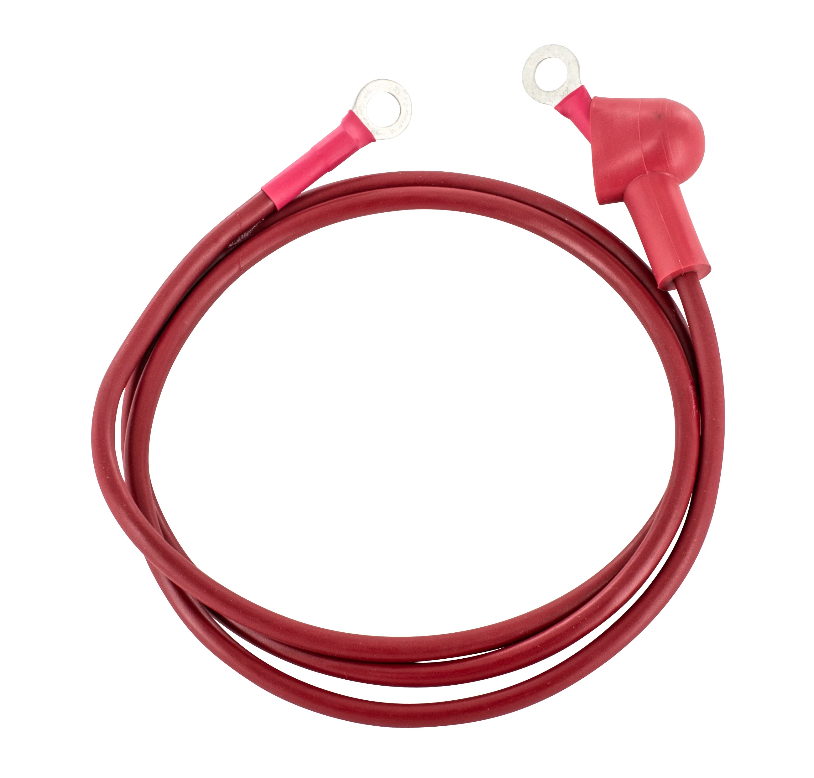 Powermaster 1-584 Alternator Charge Wire 8-Gauge 4 Foot with 5/16 Eyelets