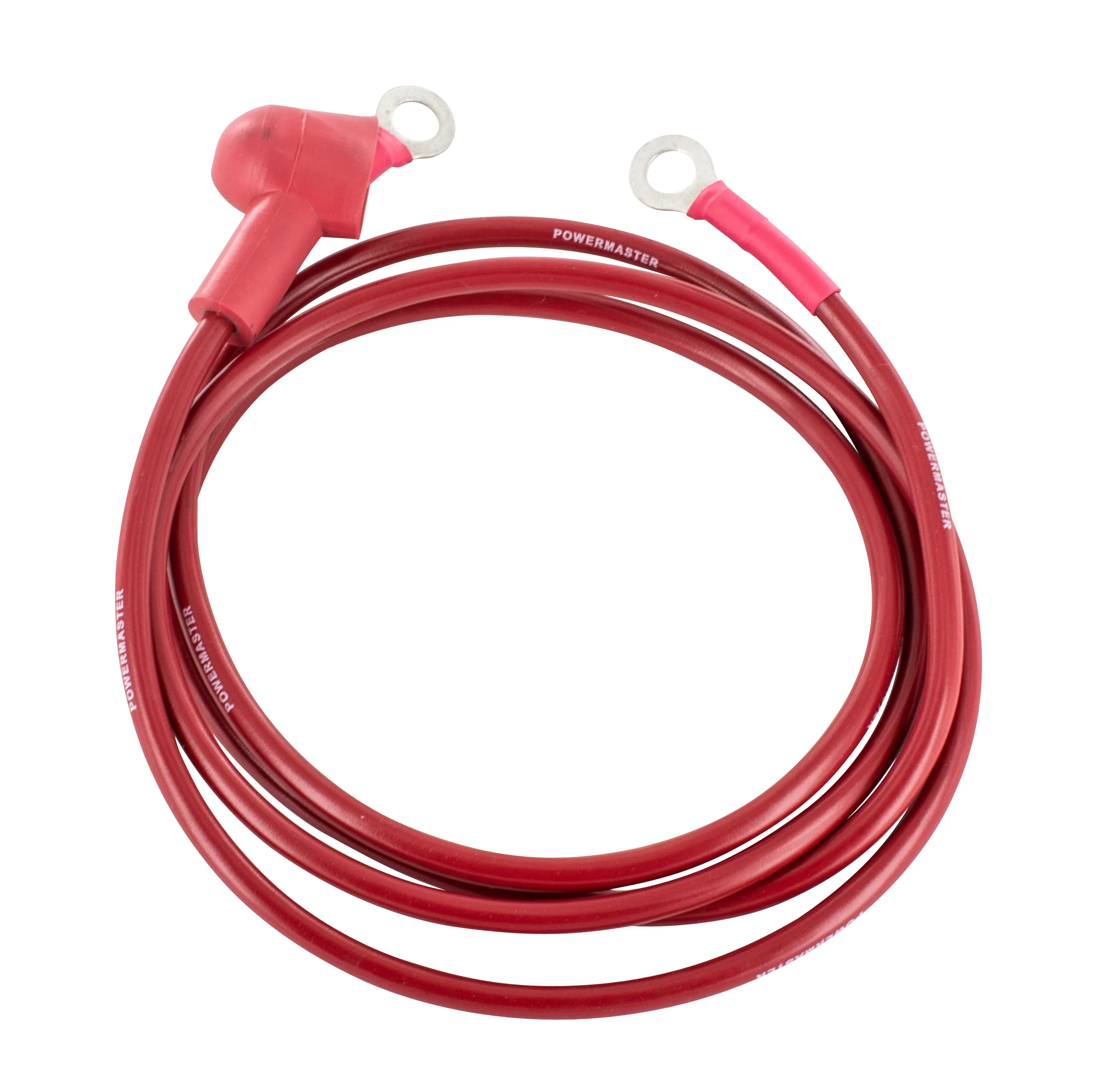 Powermaster 1-585 Alternator Charge Wire 8-Gauge 5 Foot with 5/16 Eyelets