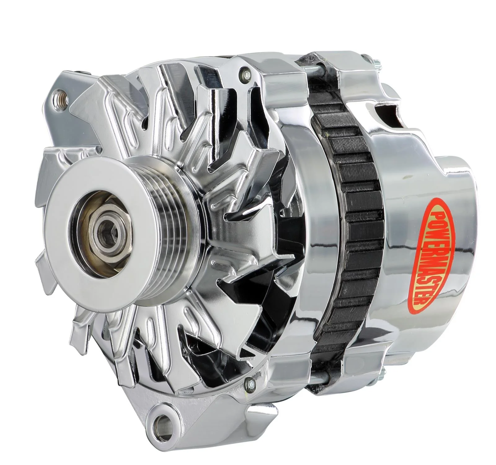 Powermaster 17461 GM CS130 Style Alternator 105 Amp Chrome