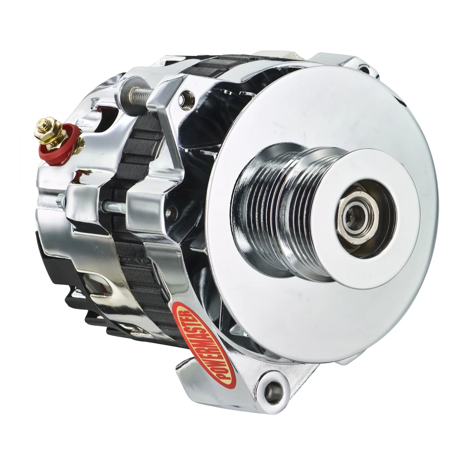 Powermaster 17461-362 GM CS130 Style Alternator 105 Amp Chrome