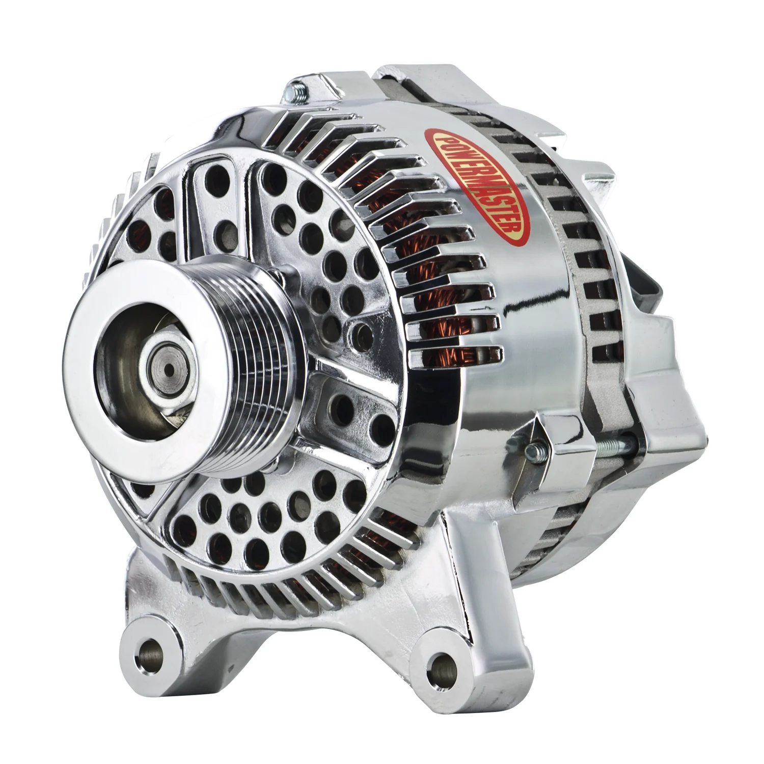 Powermaster 17753 Ford 3G Style Alternator 140 Amp Chrome