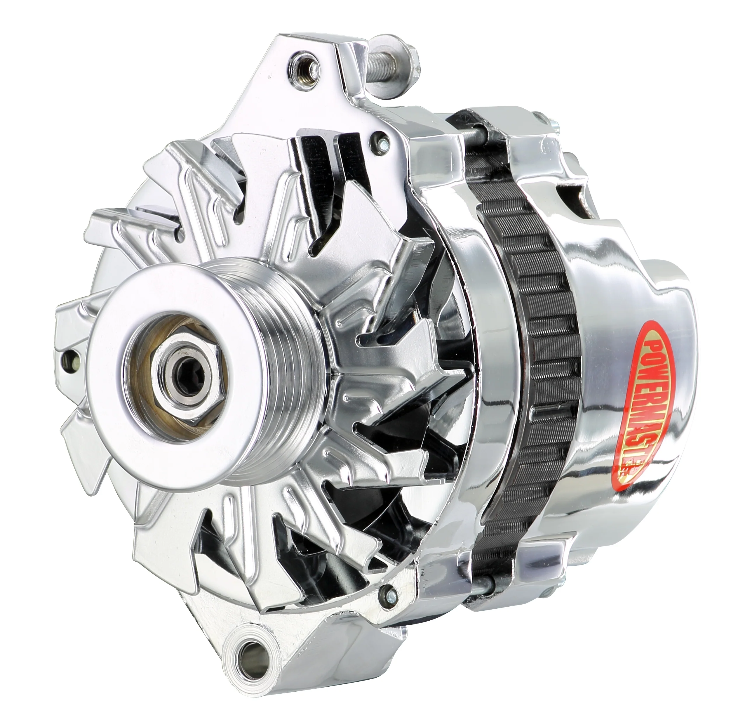 Powermaster 17801 GM CS130 Style Alternator 105 Amp Chrome