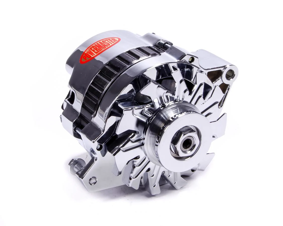 Powermaster 178021 GM CS130 Style Alternator 105 Amp Chrome