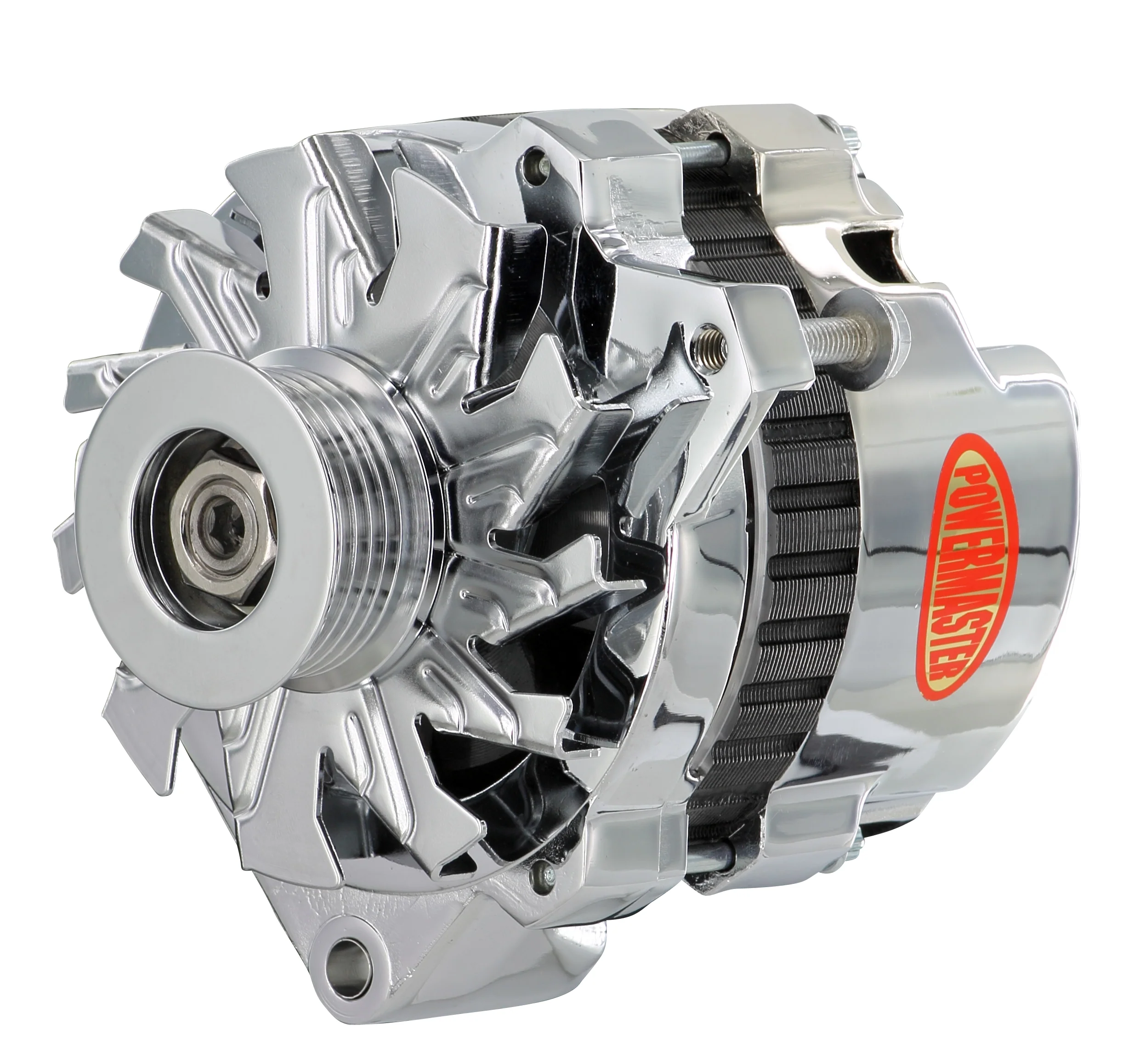 Powermaster 17860 GM CS130 Style Alternator 105 Amp Chrome
