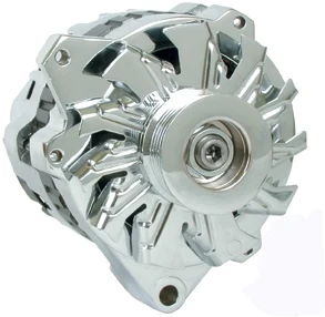Powermaster 17861 GM CS130 Style Alternator 105 Amp Chrome