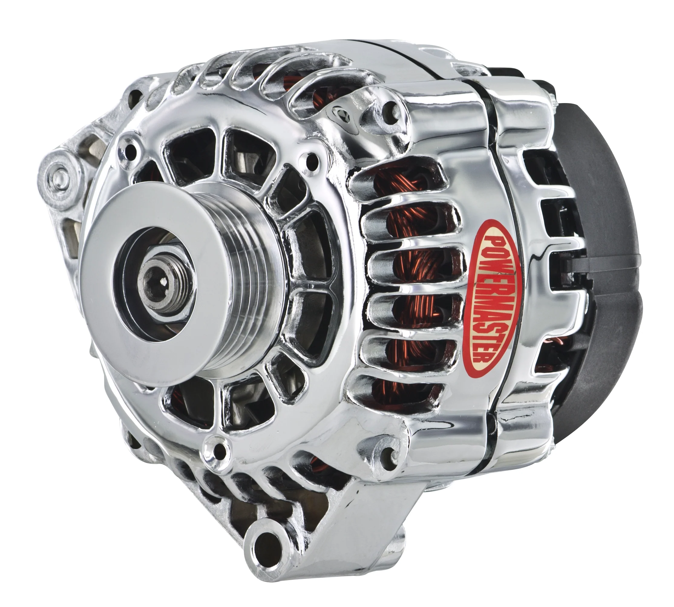 Powermaster 182081 GM CS130D Style Alternator 120 Amp Chrome