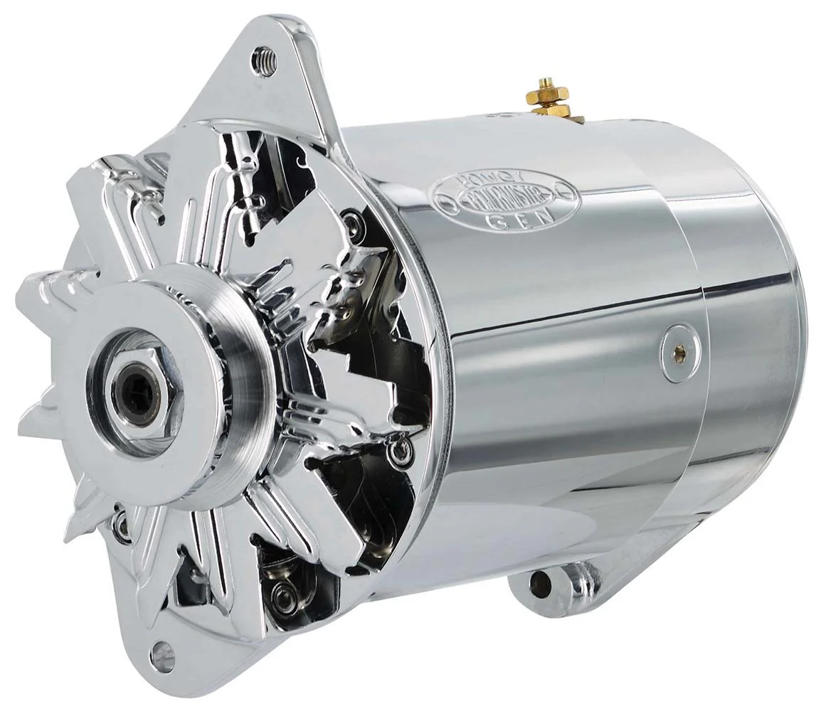 Powermaster 182111 GM Short 95amp PowerGEN Generator Chrome
