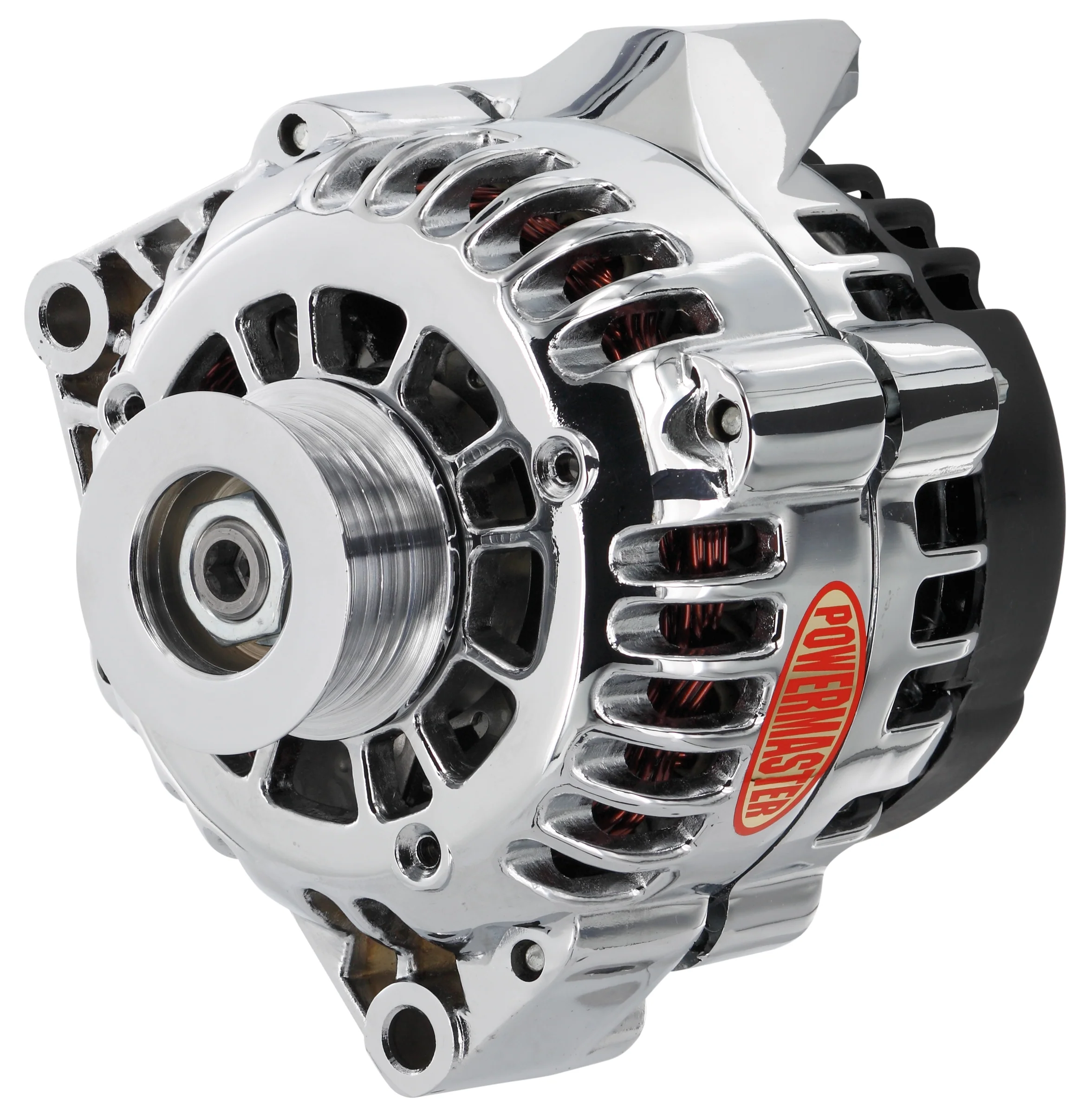 Powermaster 18231 GM CS130D Style Alternator 120 Amp Chrome