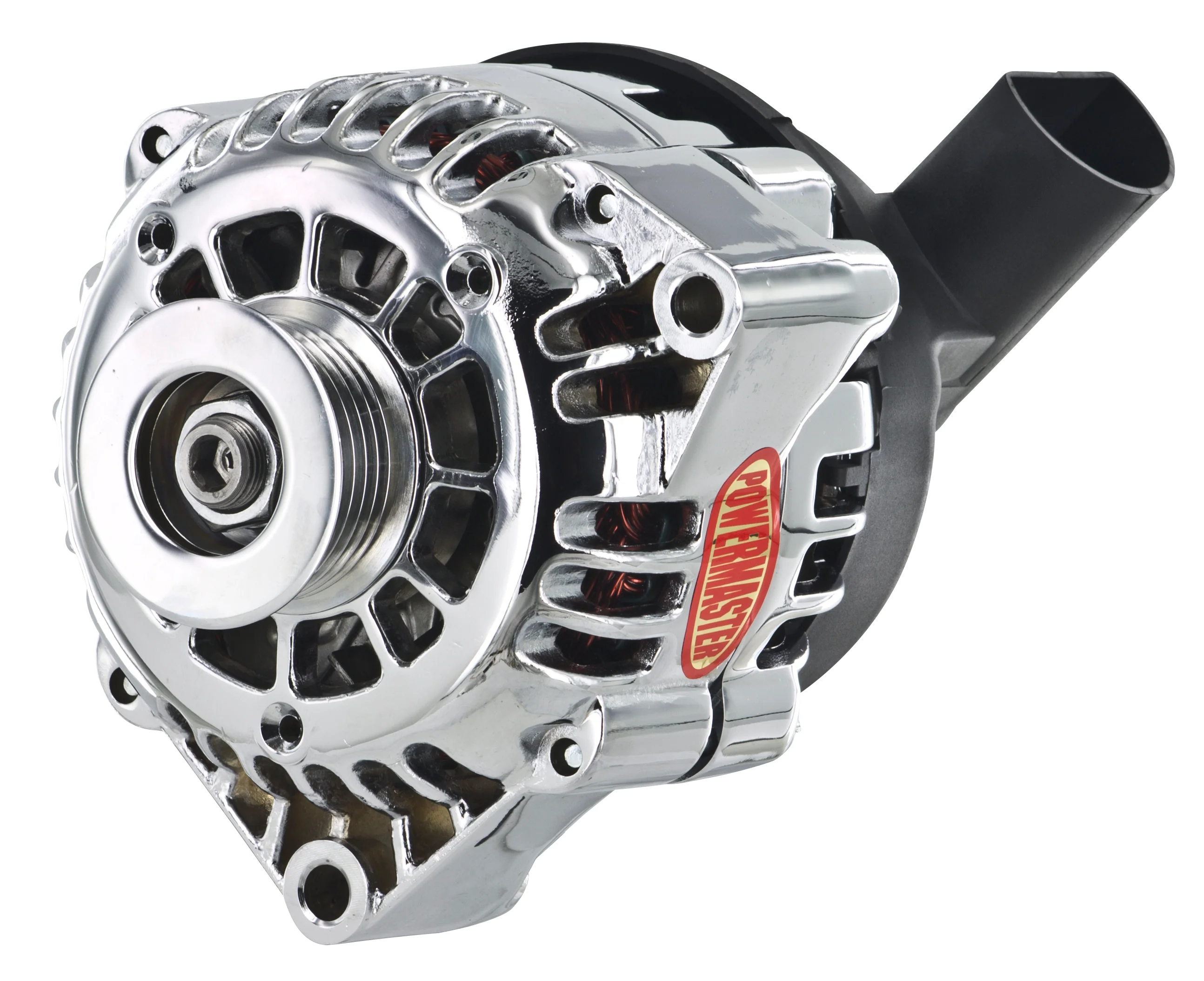 Powermaster 18242 GM CS130D Style Alternator 120 Amp Chrome