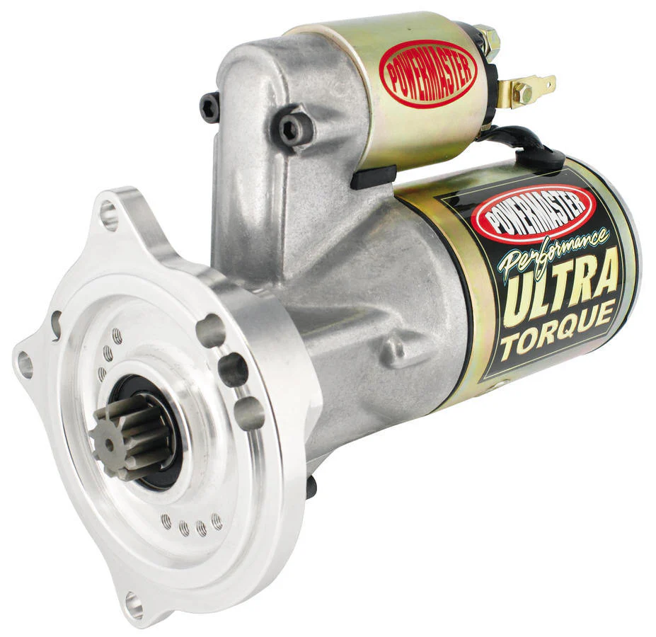 Powermaster 19406 Ultra Torque Starter Mini Chrome Ford FE 184 Tooth