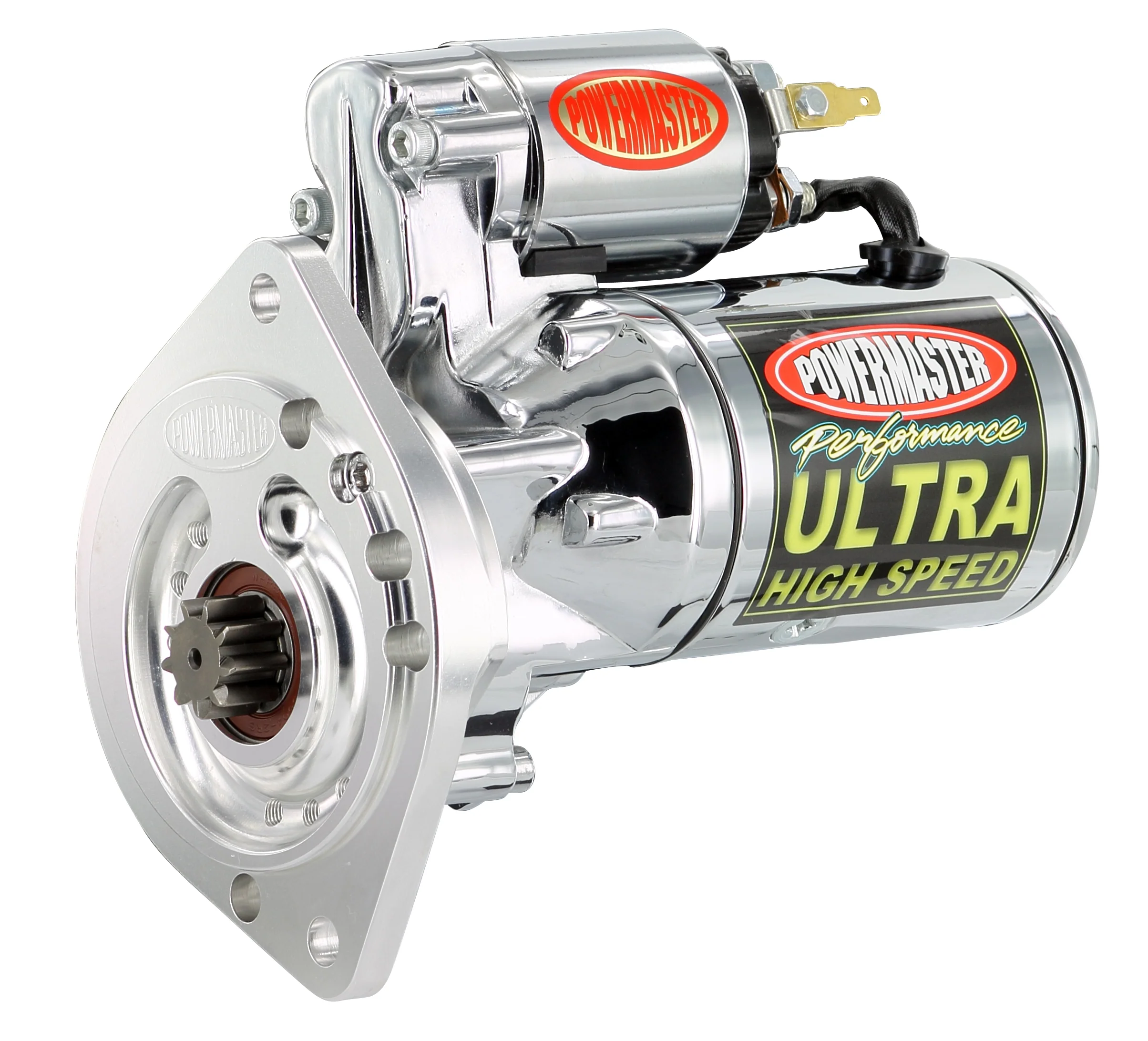 Powermaster 19453 Ultra High Speed Starter Mini SBF 157/164 Tooth Chrome