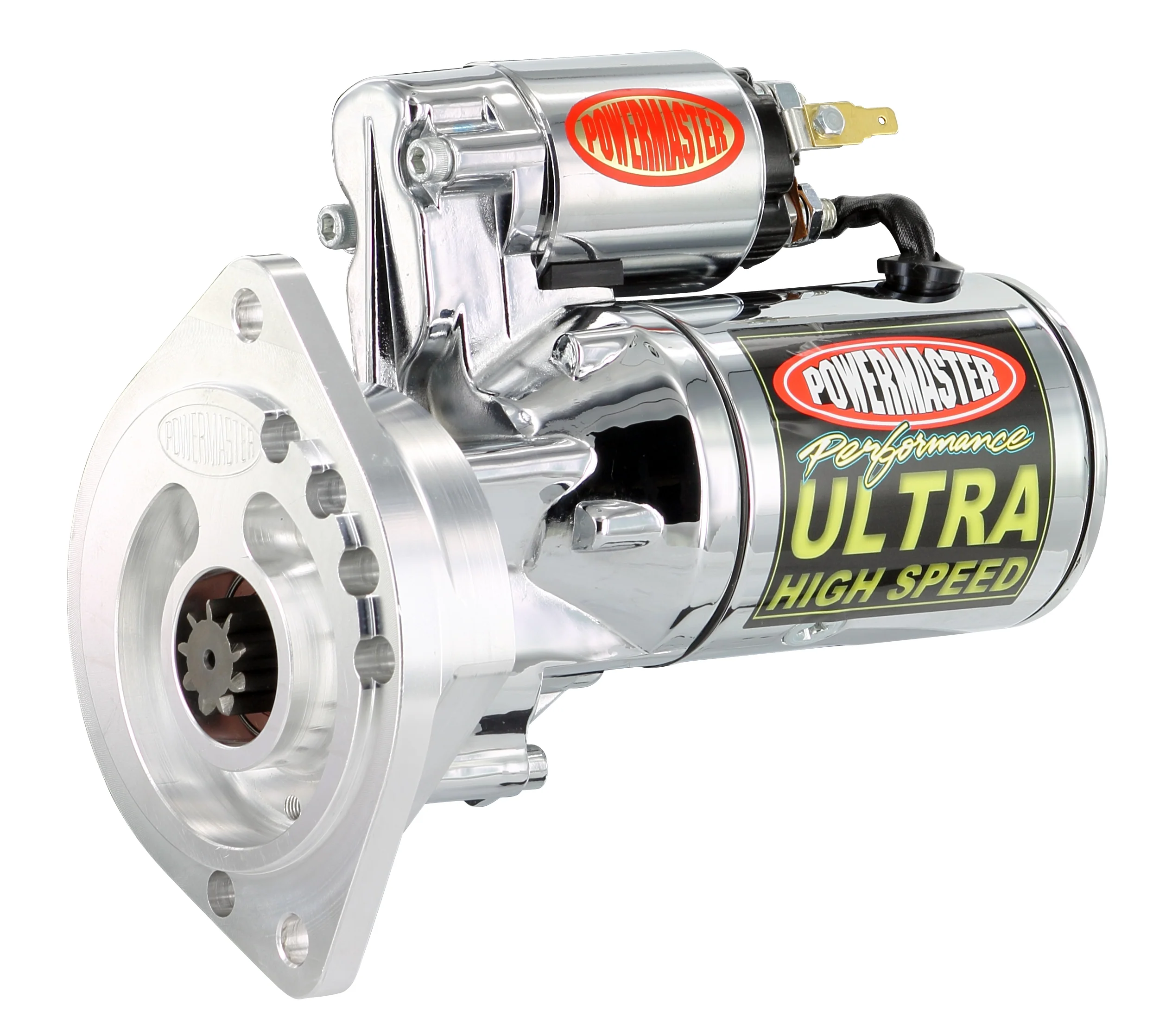 Powermaster 19454 Ultra High Speed Starter Mini SBF 164 Tooth Chrome
