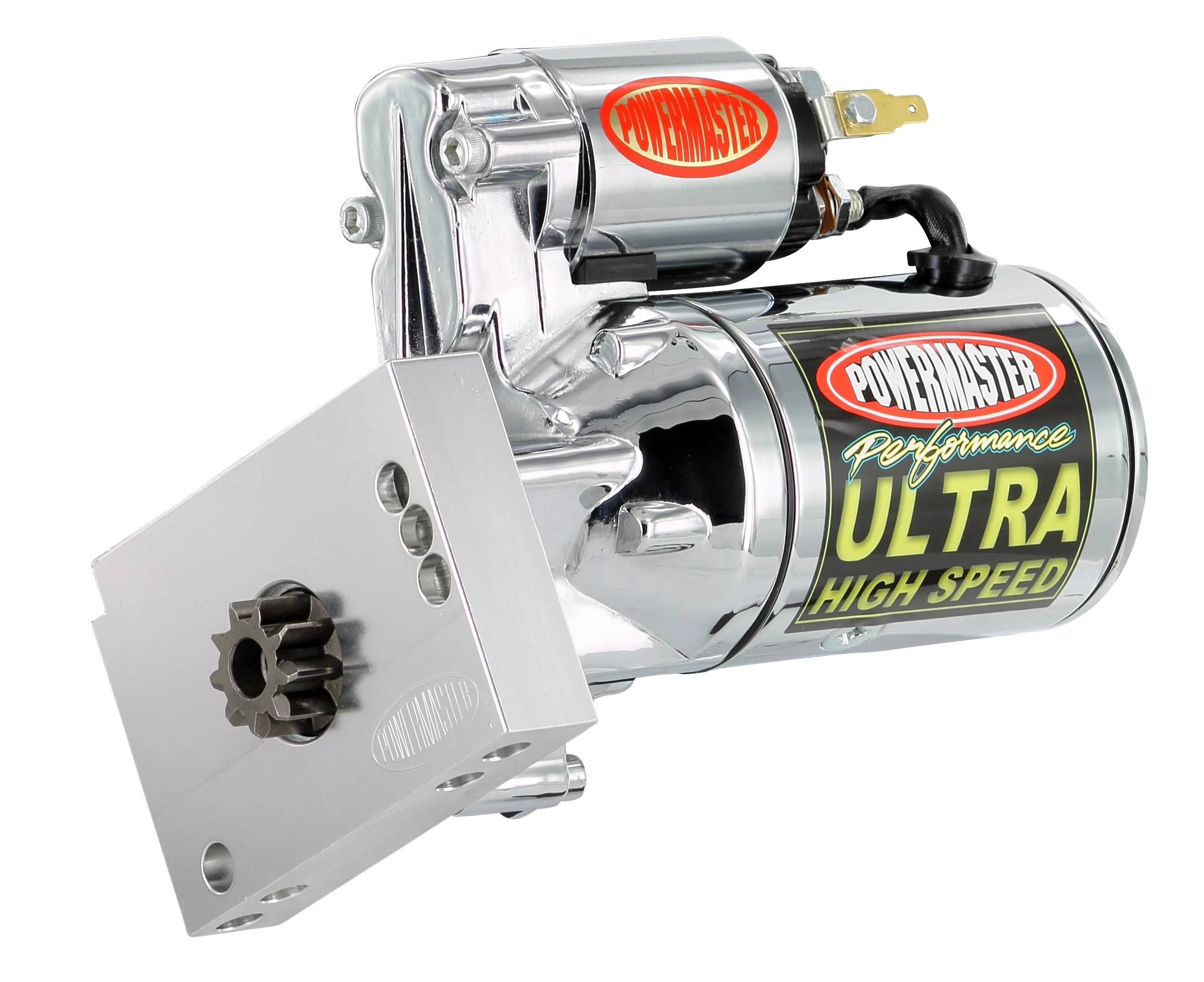 Powermaster 19459 Ultra High Speed Starter Mini Chevy 139T/10 Pitch Chrome