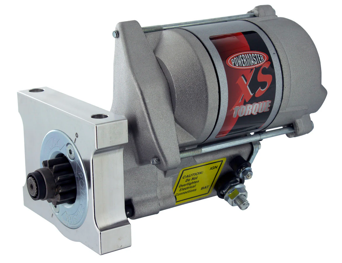 Powermaster 19500 XS Torque Starter Mini Chrome Chevy 168 Tooth