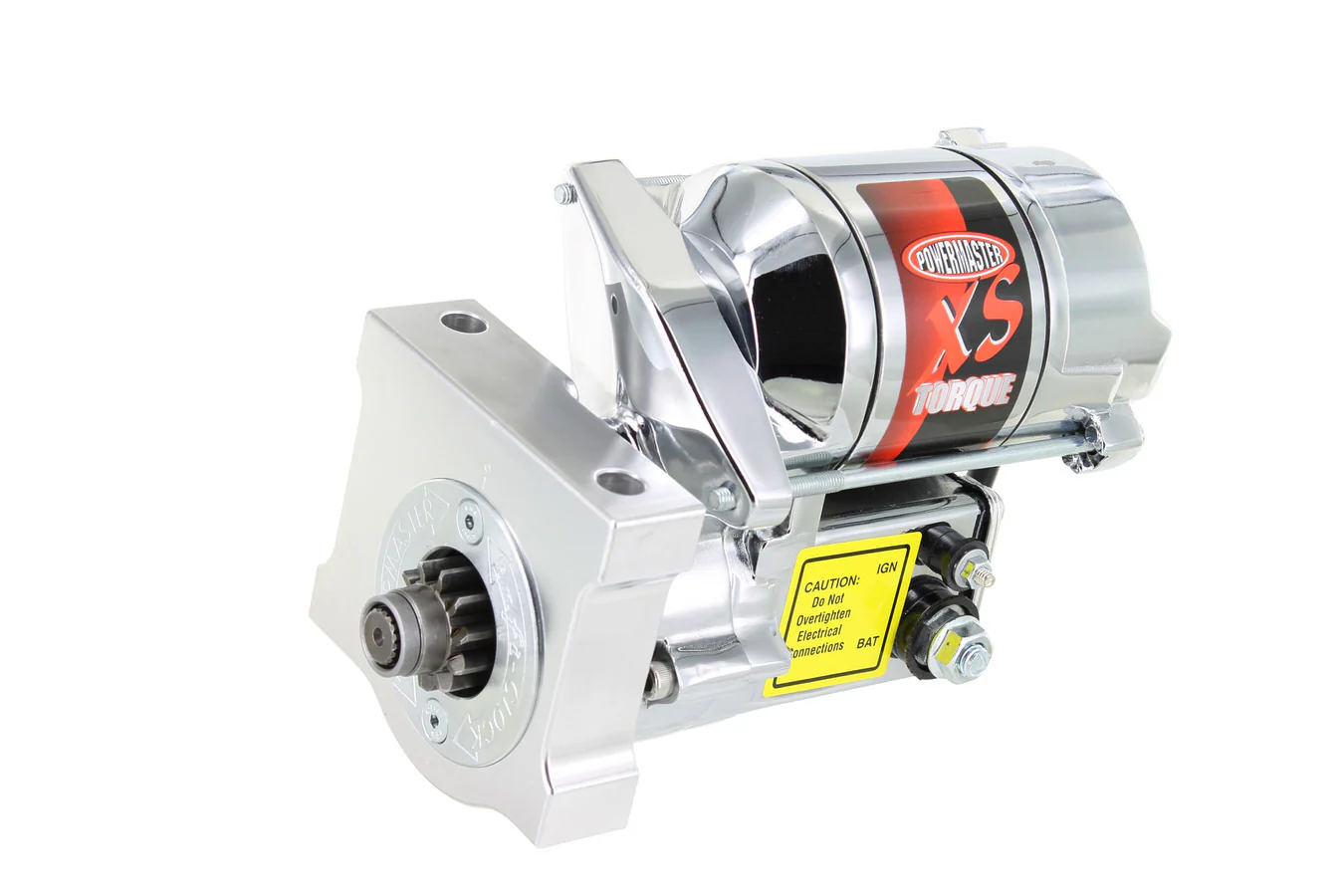Powermaster 19509 XS Torque Starter Mini Chrome GM LS 168 Tooth