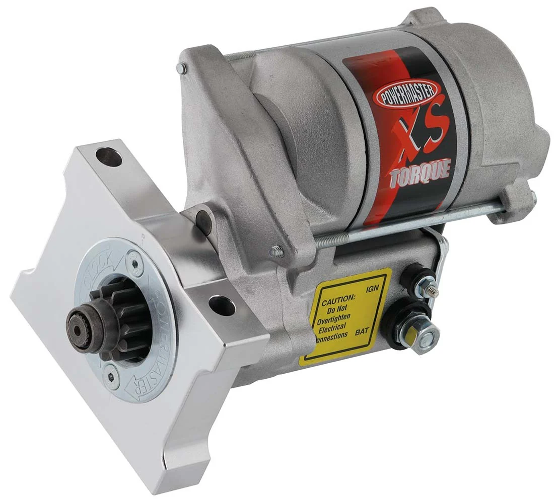 Powermaster 19510 XS Torque Starter Mini Chrome Pontiac/Oldsmobile 166 Tooth