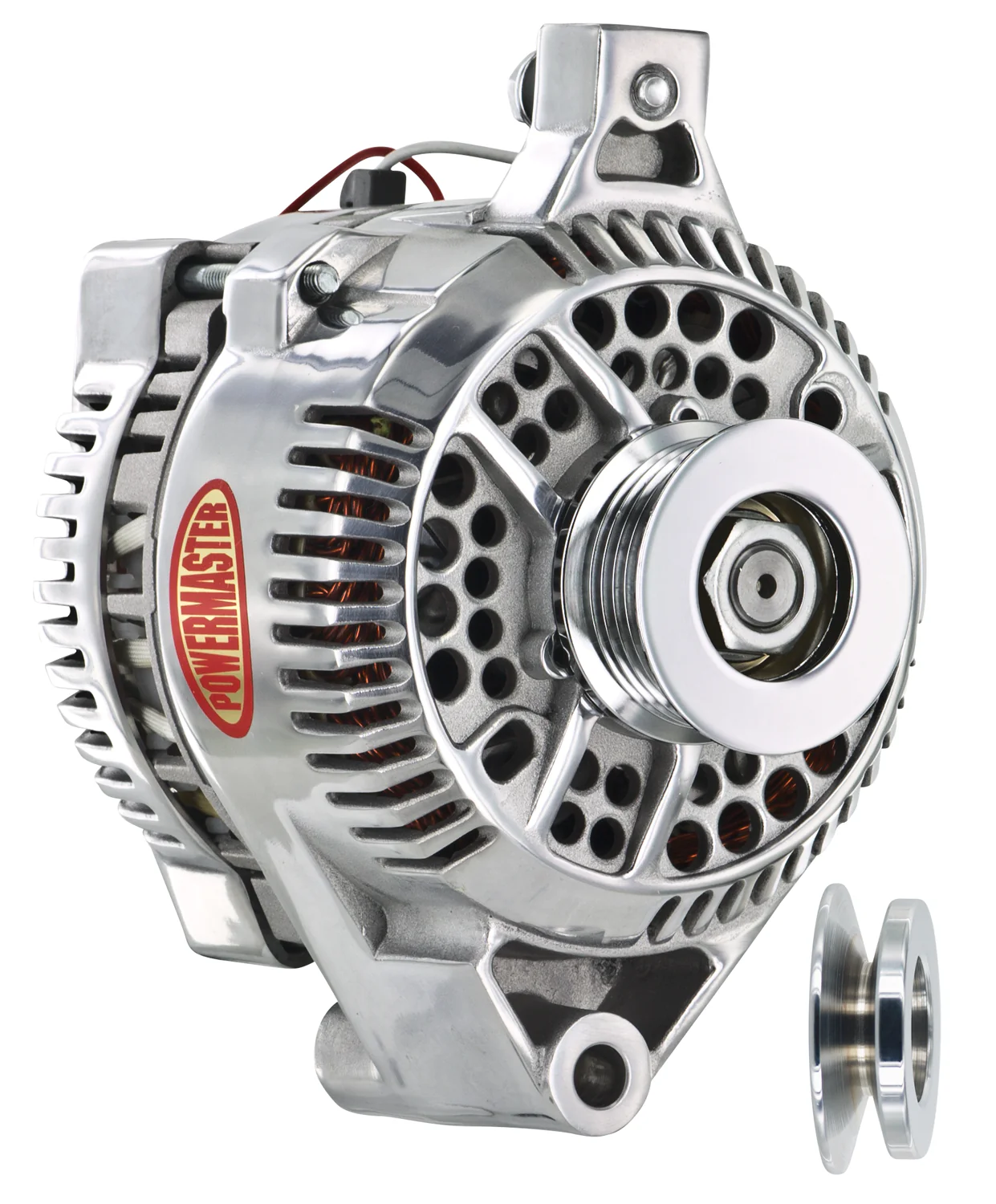Powermaster 277491 Ford 3G Style Alternator 120 Amp Polished