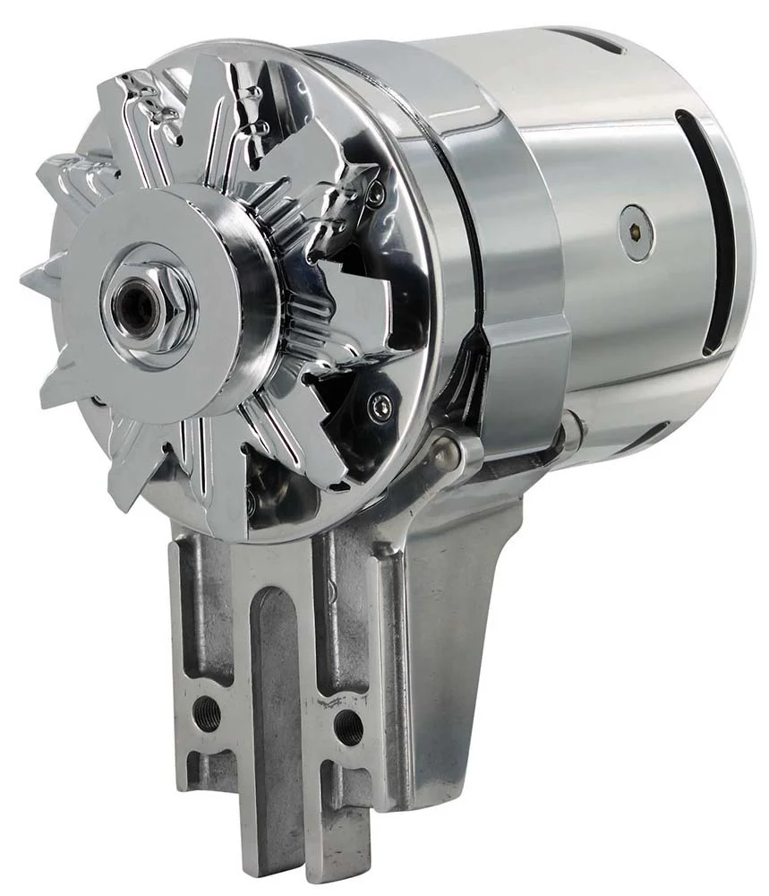 Powermaster 282021 49-53 Ford Flathead Power Gen Alt Polished