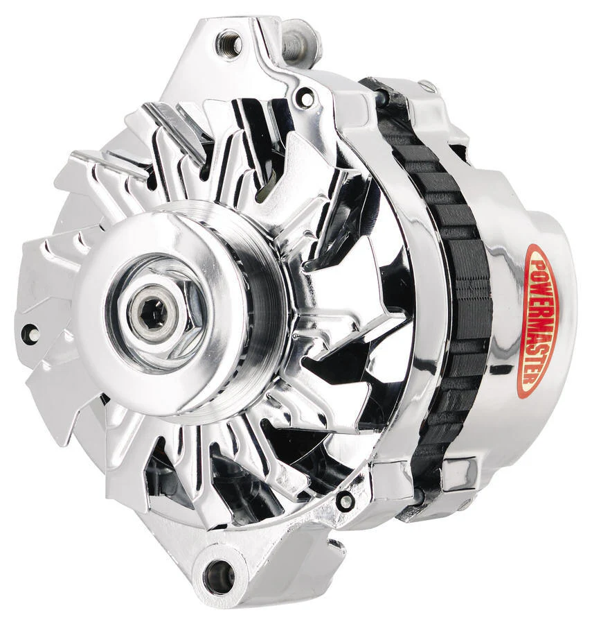 Powermaster 374011 GM CS130 Style Alternator 140 Amp Chrome