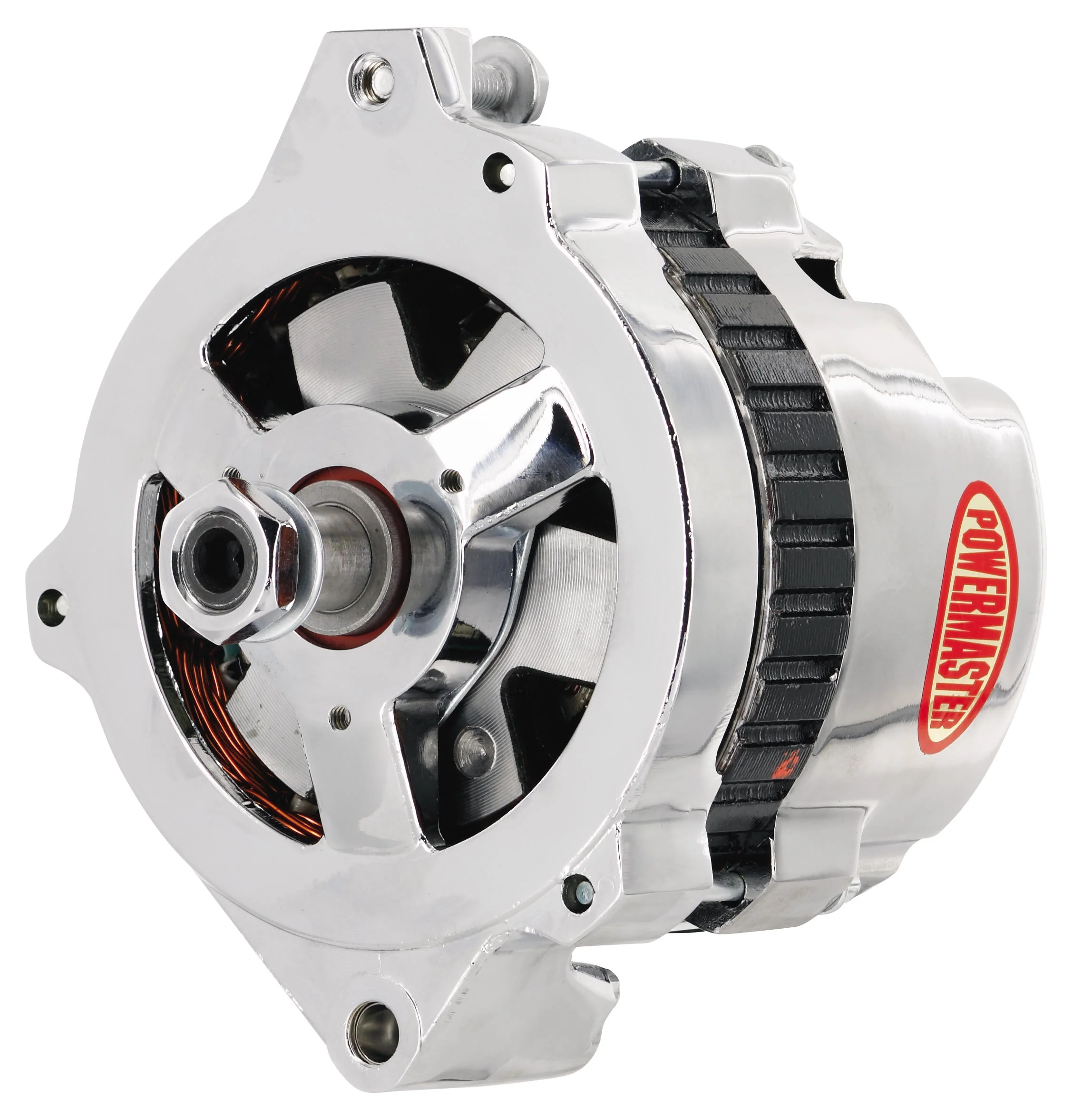 Powermaster 374011MR GM CS130 Style Alternator 155 Amp Chrome