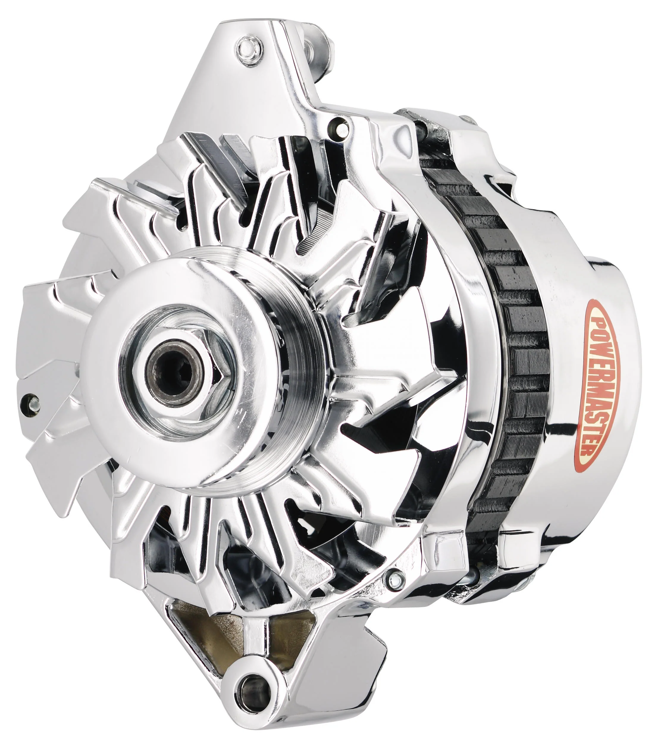 Powermaster 374021 GM CS130 Style Alternator 140 Amp Chrome