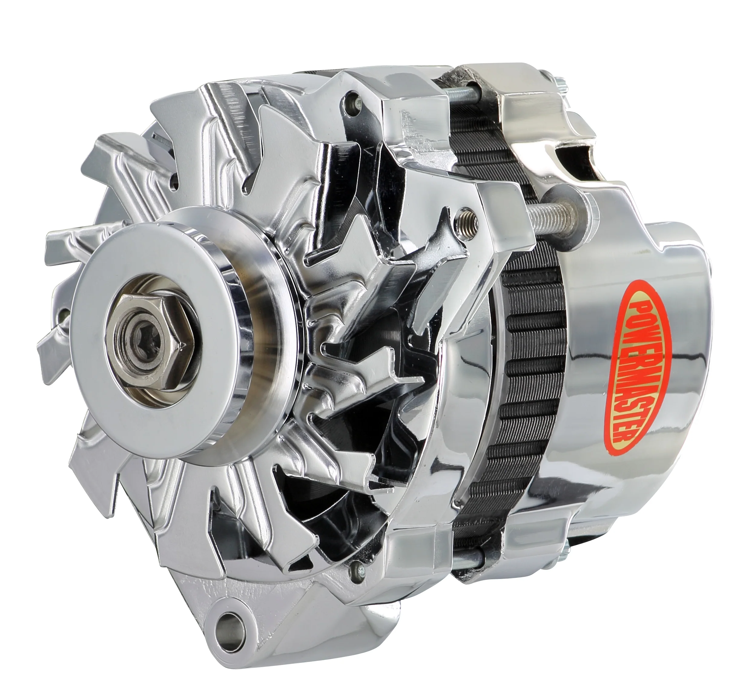 Powermaster 374601 GM CS130 Style Alternator 140 Amp Chrome