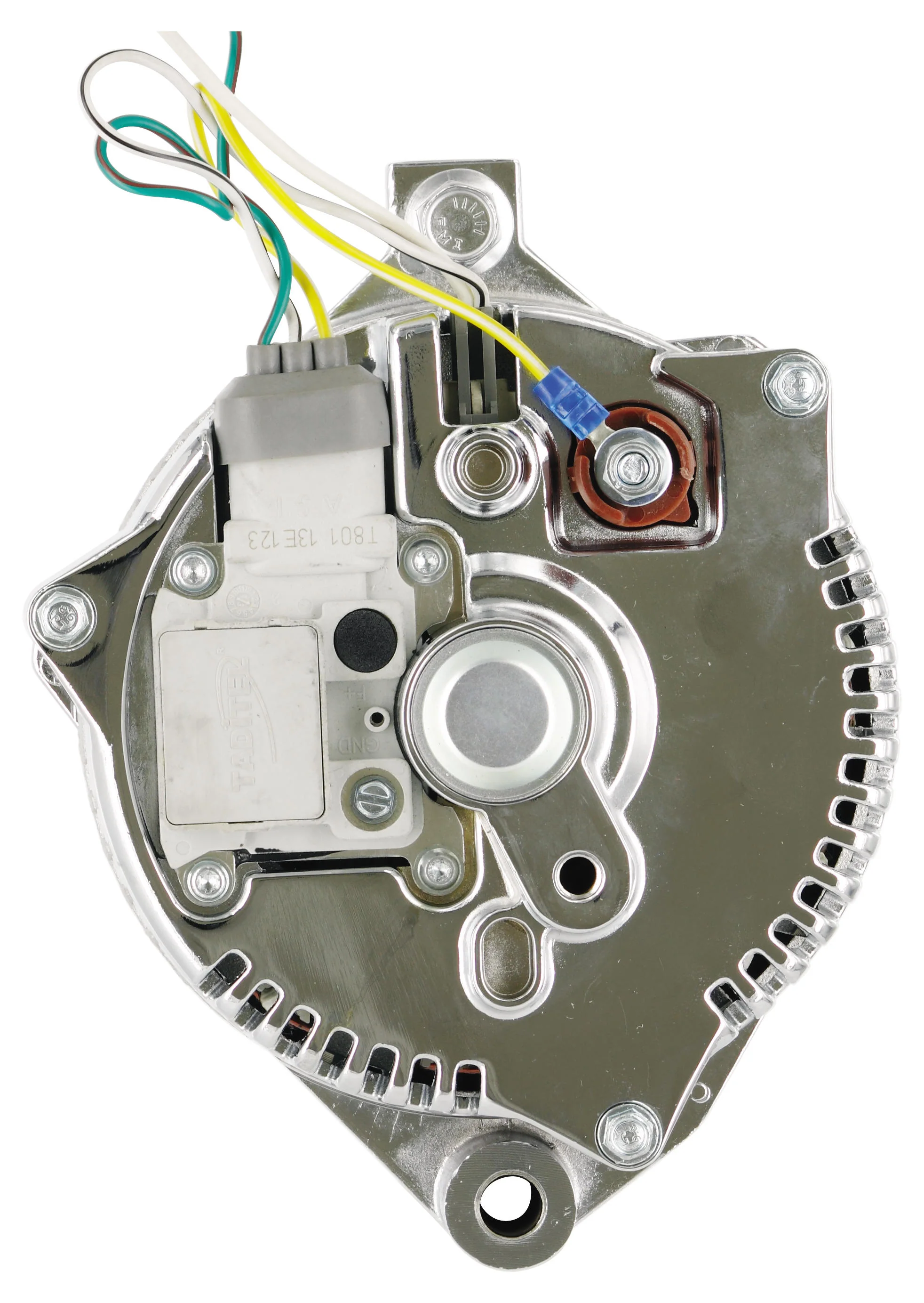 Powermaster 37759 Ford 3G Style Alternator 200 Amp Chrome - Image 3