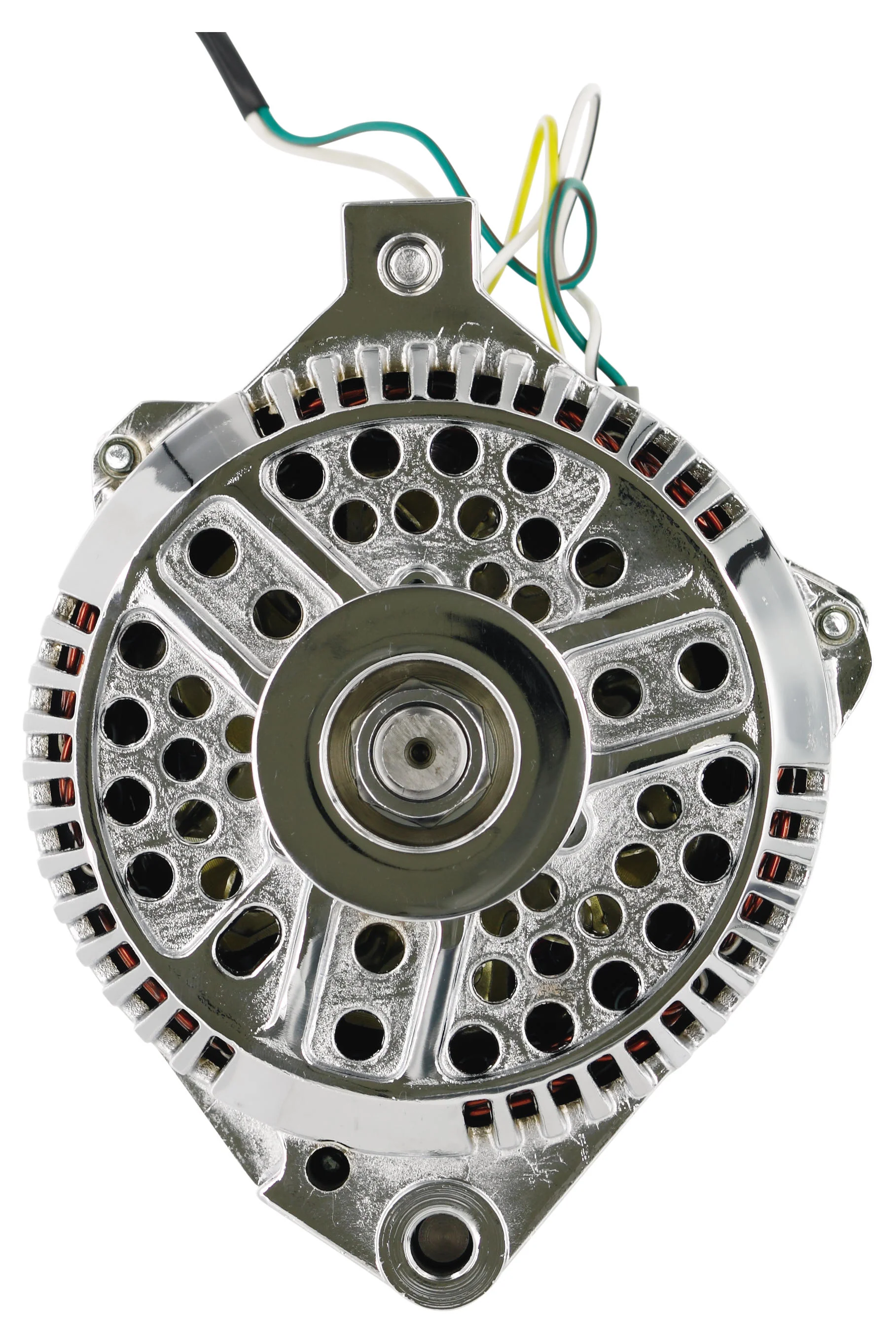 Powermaster 37759 Ford 3G Style Alternator 200 Amp Chrome - Image 4