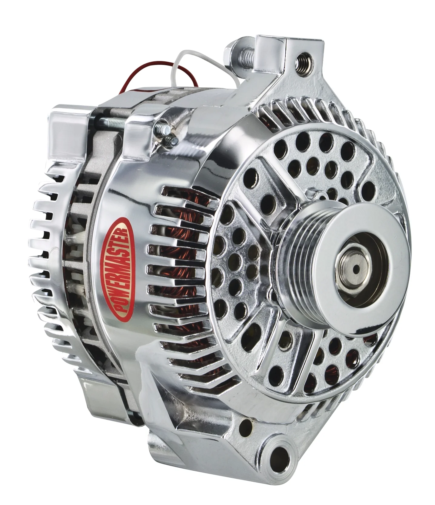 Powermaster 377591 Ford 3G Style Alternator 200 Amp Chrome