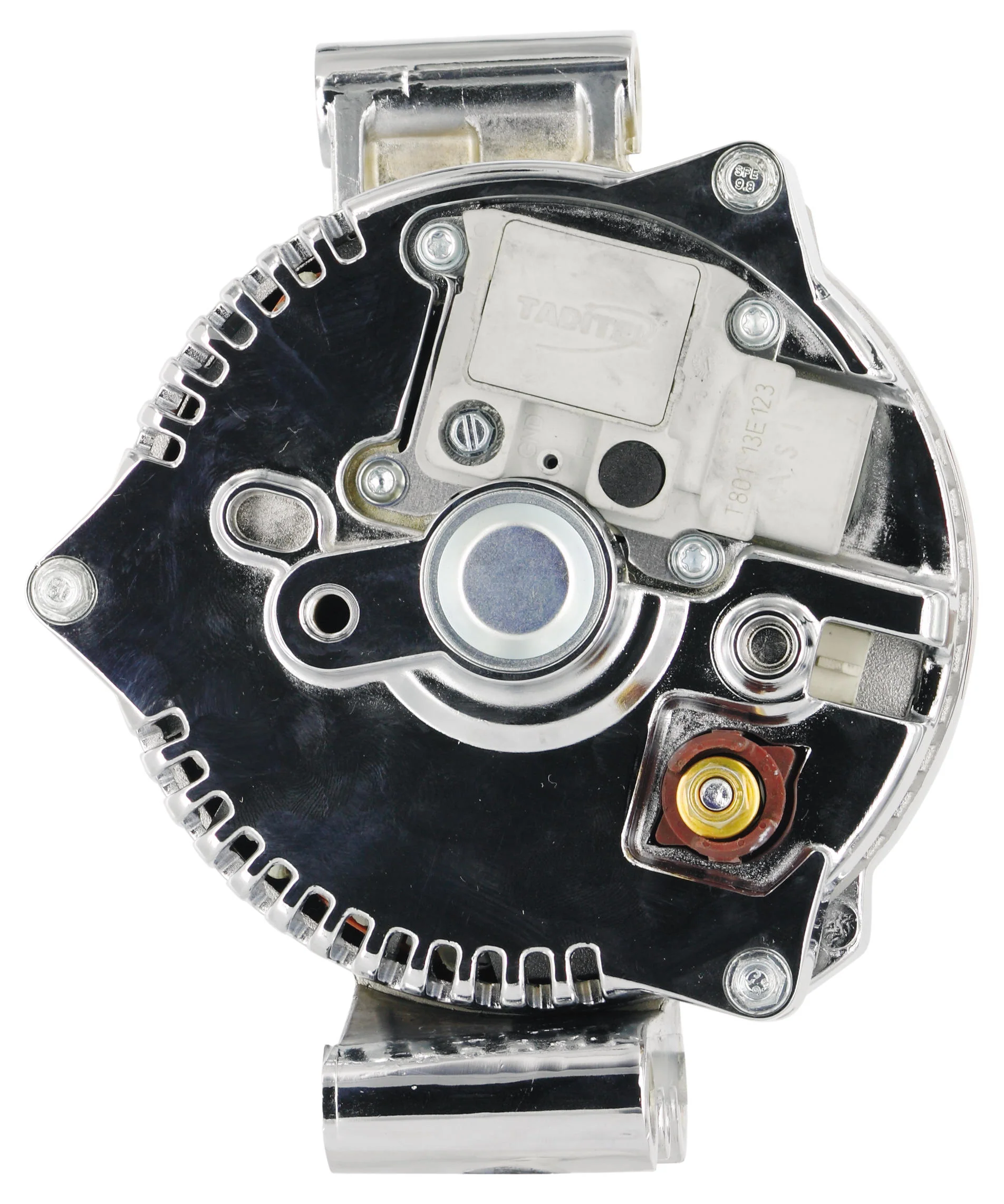 Powermaster 37768 Ford 3G Style Alternator 200 Amp Chrome - Image 3