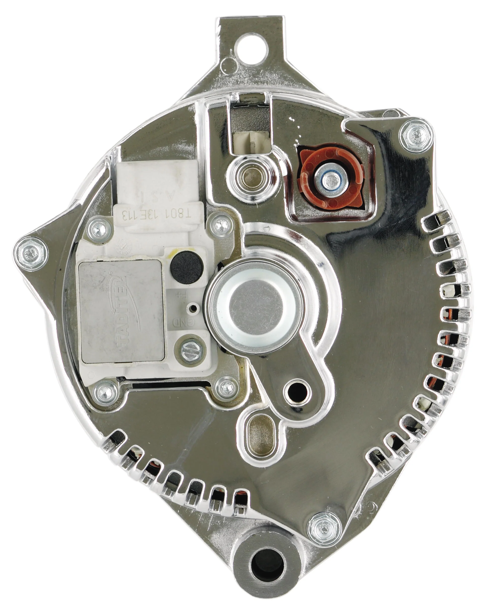 Powermaster 37771 Ford 3G Style Alternator 200 Amp Chrome - Image 3