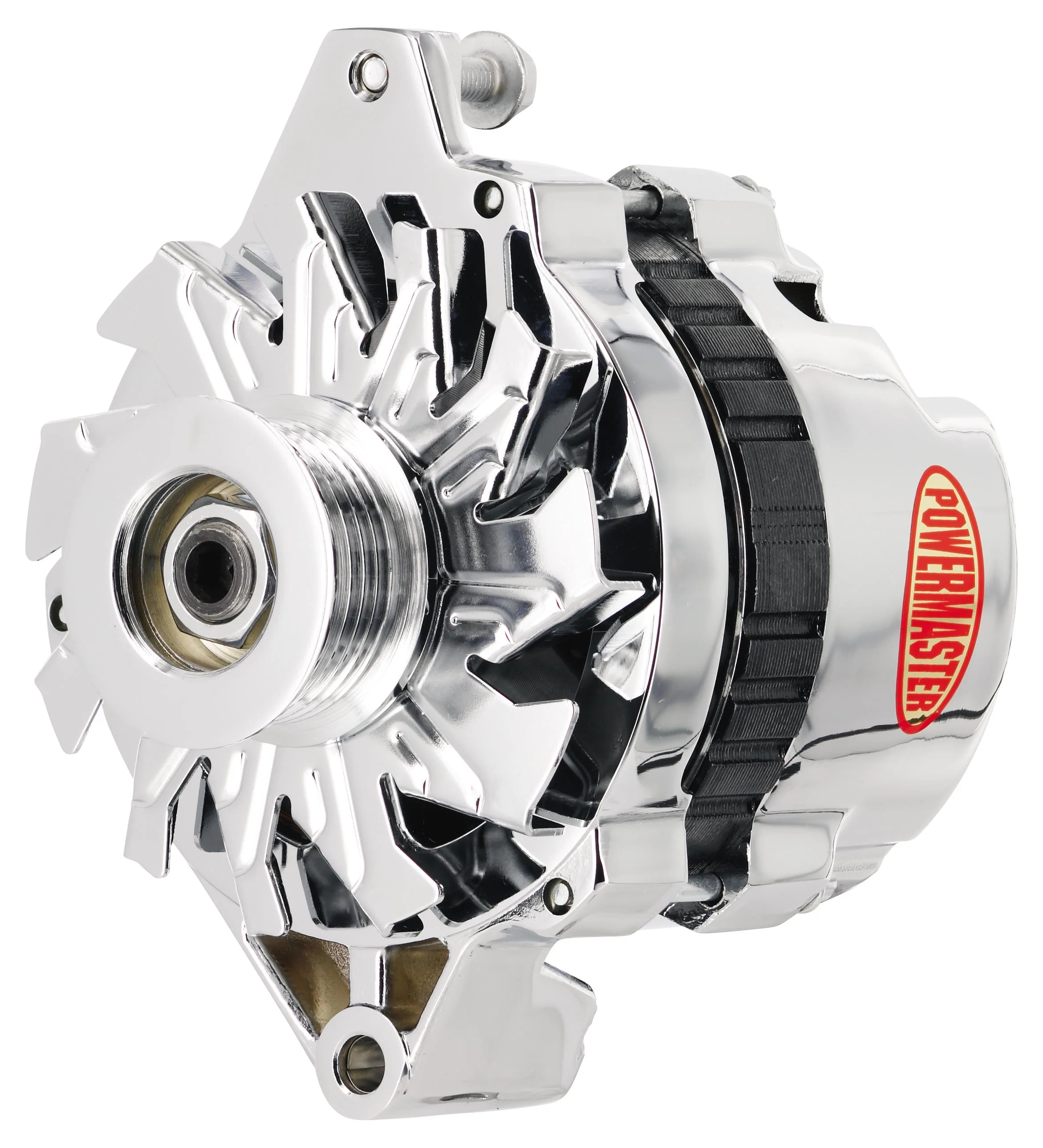 Powermaster 37802 GM CS130 Style Alternator 140 Amp Chrome