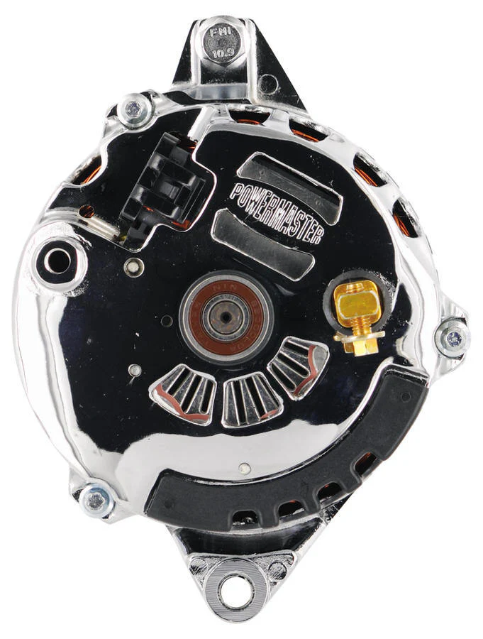 Powermaster 378021 GM CS130 Style Alternator 140 Amp Chrome - Image 2