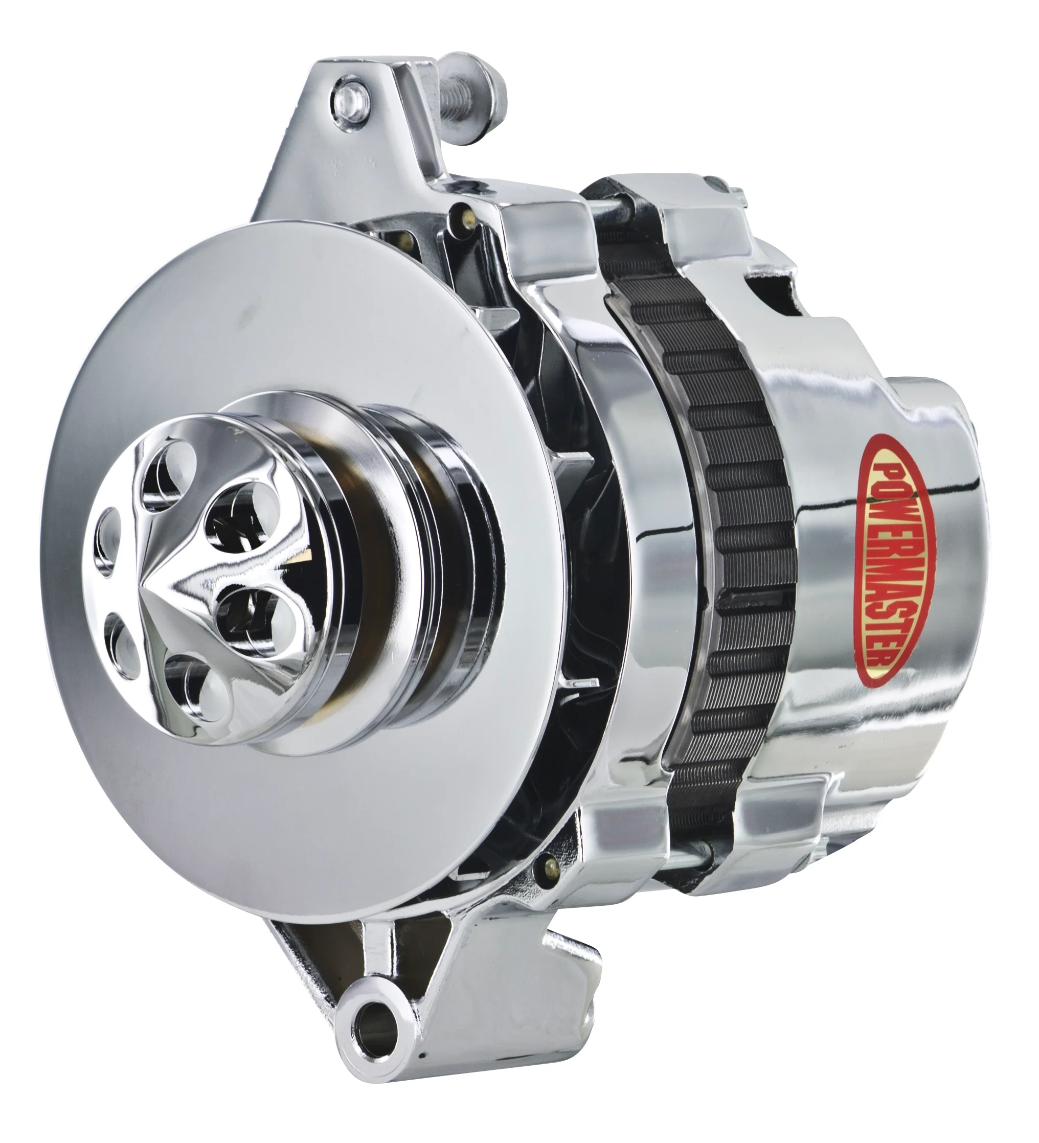 Powermaster 378021-362 GM CS130 Style Alternator 140 Amp Chrome