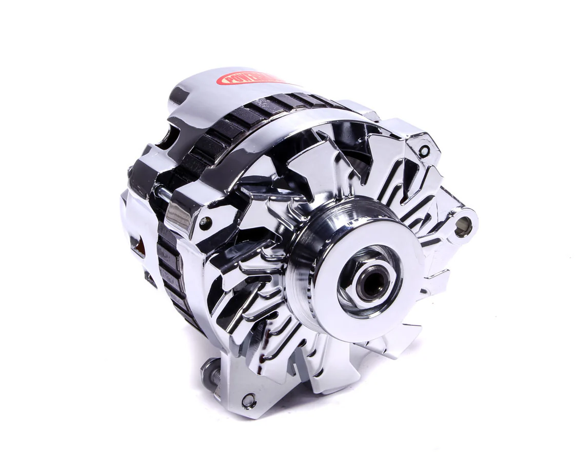 Powermaster 378611 GM CS130 Style Alternator 140 Amp Chrome