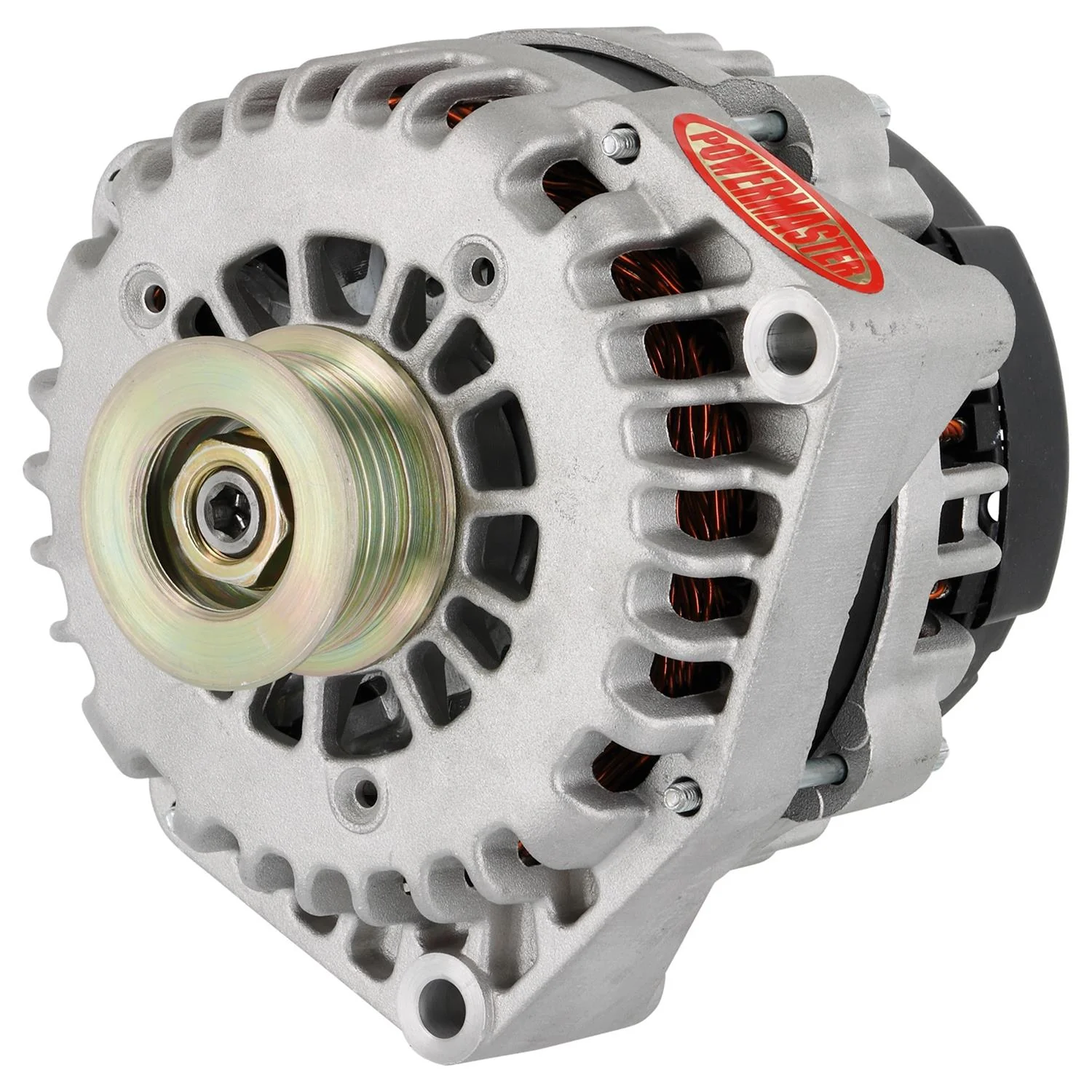 Powermaster 48302 Alt GM AD244 Natural 220A 6 grv Pulley w/2 pin FR-L VR