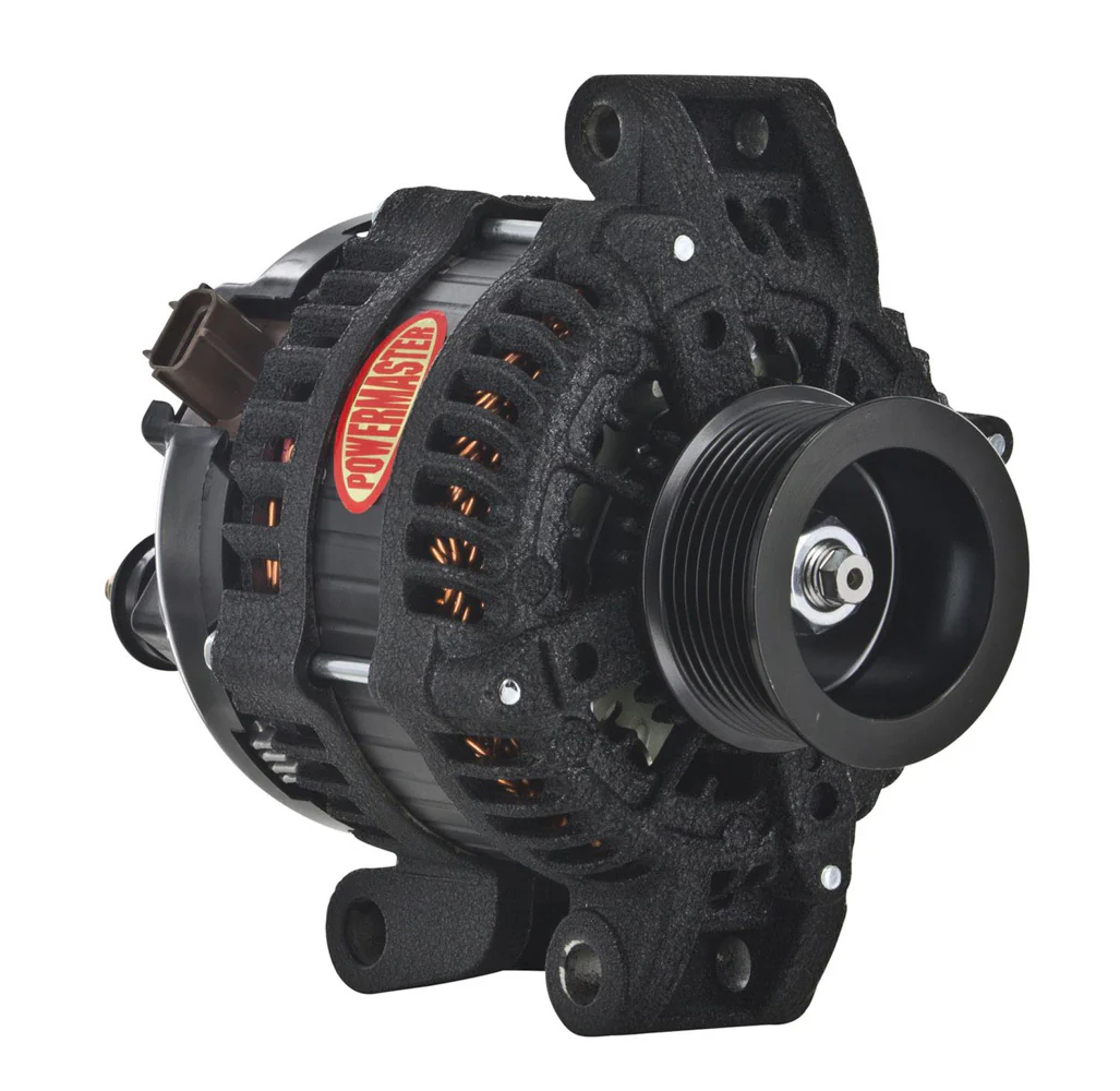 Powermaster 51290W Ford Diesel 6.4L Powerstroke Alternator 245 Amps Black