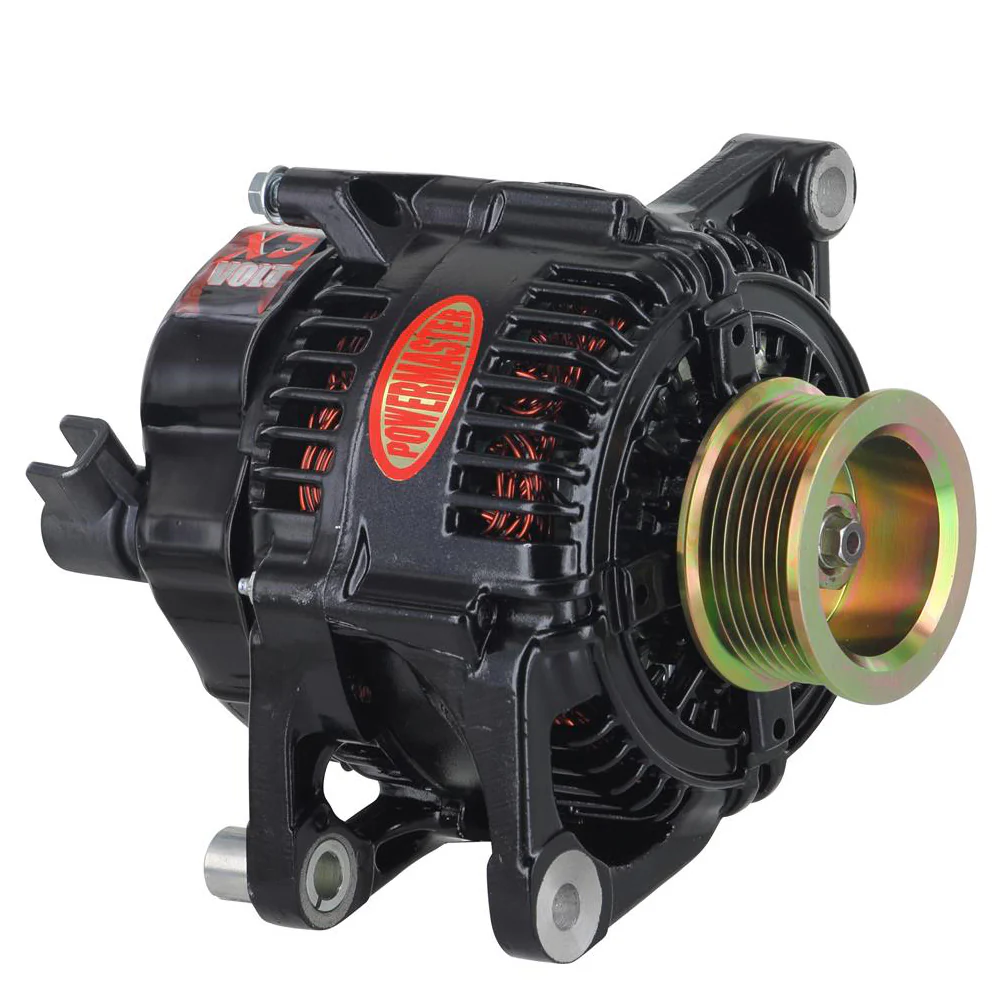 Powermaster 533111 Jeep Upgrade Alternator 170 Amp Black