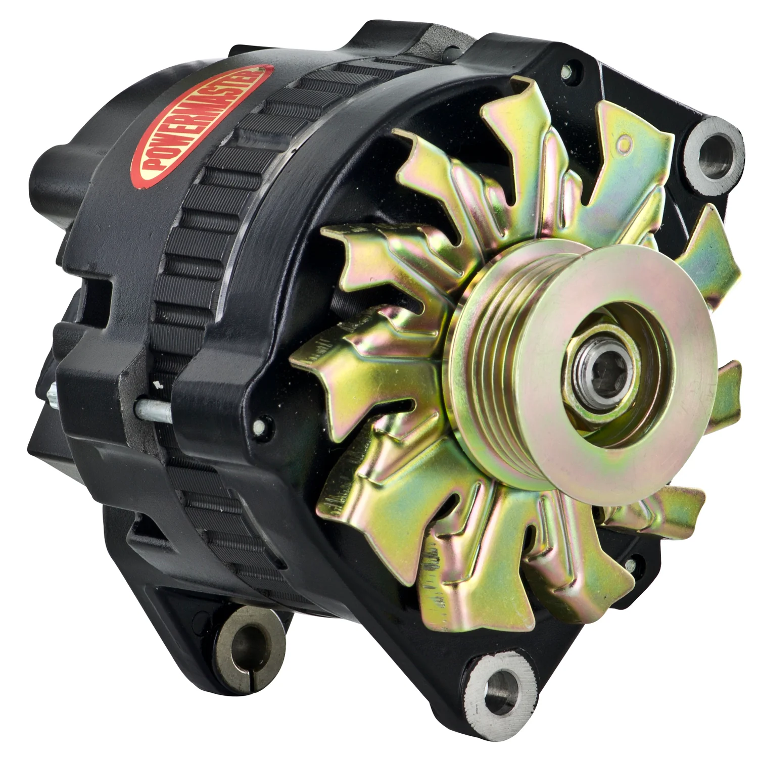 Powermaster 58114 CS130 Style Alternator 140 Amp Camaro/Firebird Black
