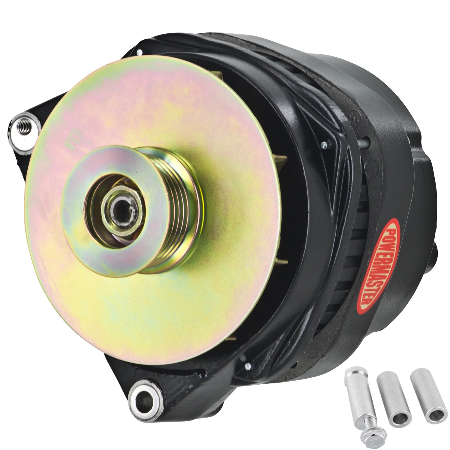 Powermaster 58203 GM CS144 Style Alternator 200 Amp Escalade/Hummer Black