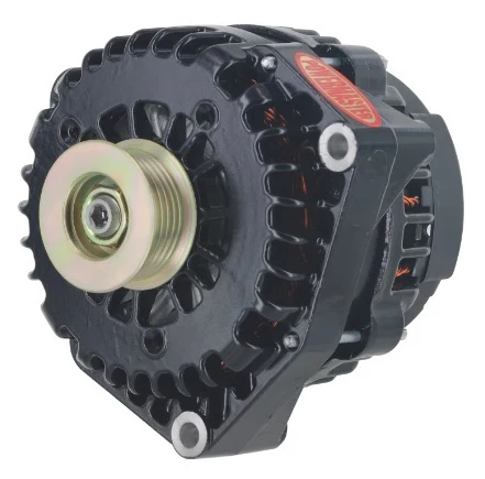 Powermaster 58237 220amp Alternator GM AD 244 Style w/Black Finish