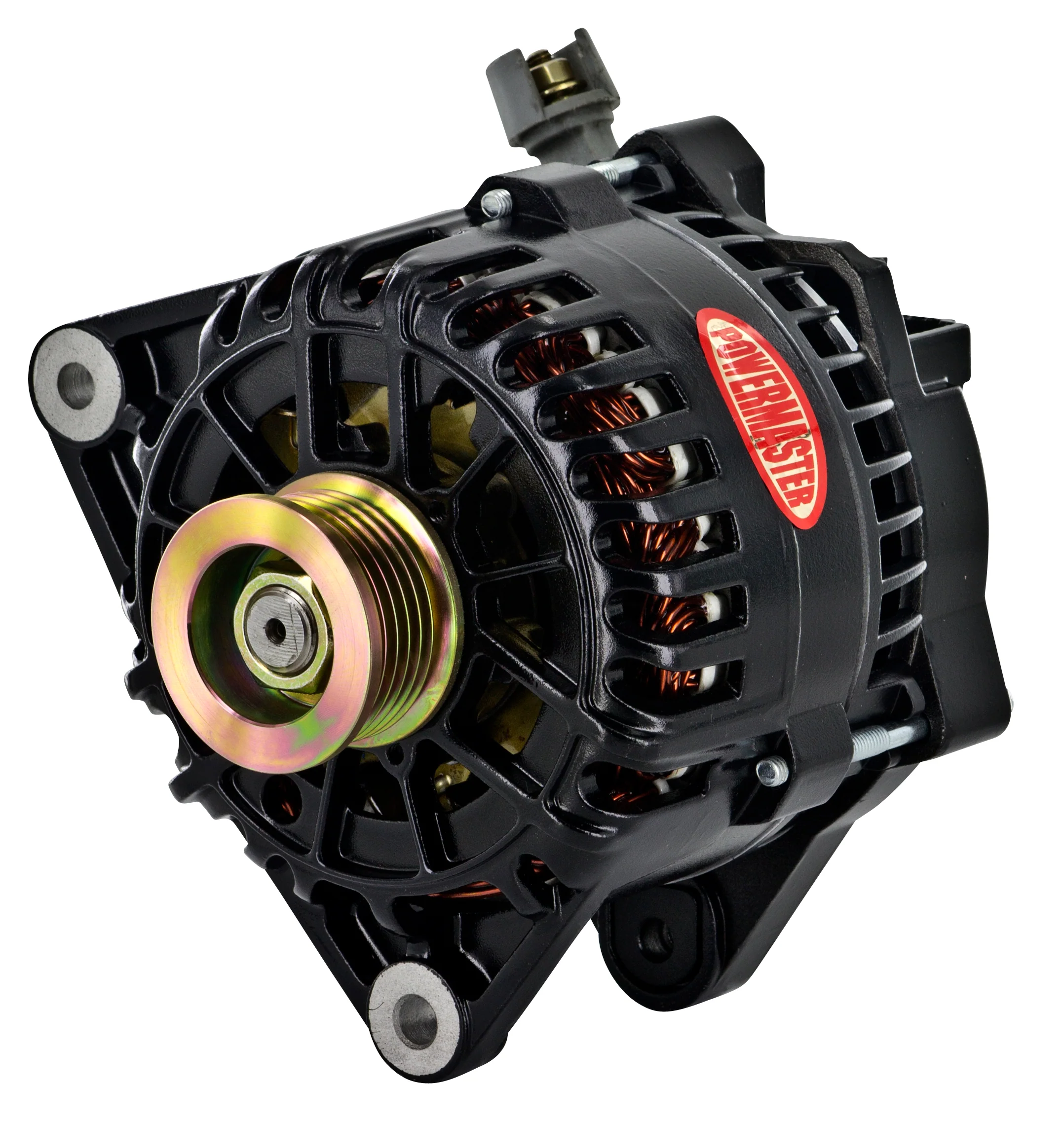 Powermaster 58260 Ford 6G Style Alternator 155 Amp Black